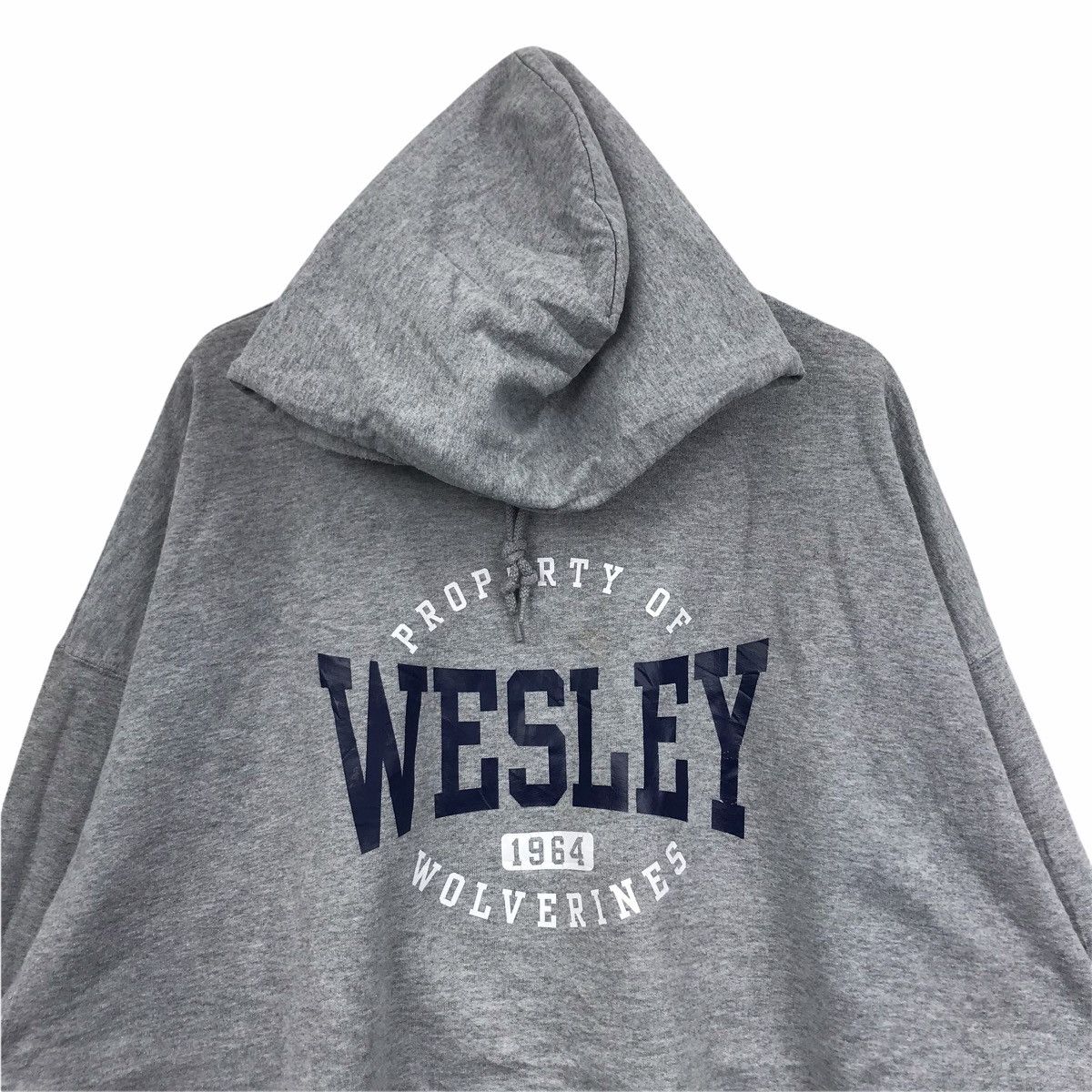 Vintage Vintage WESLEY WOLVERINES COLLEGE Sport Hoodie University Size US XXL / EU 58 / 5 - 3 Thumbnail
