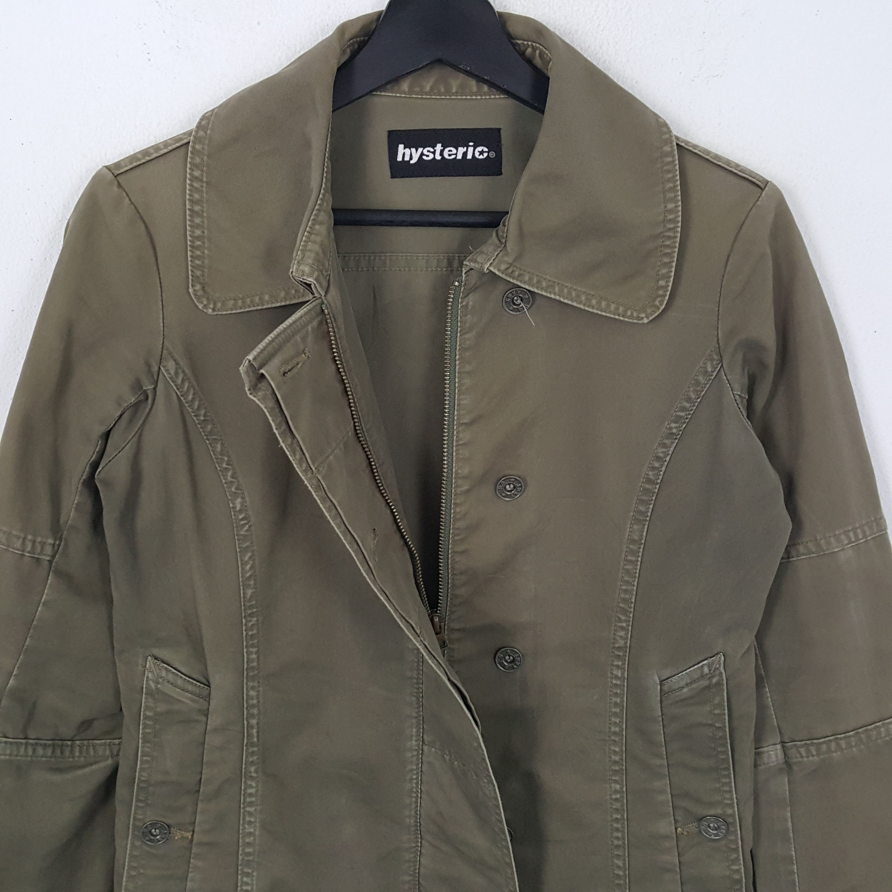 Hysteric Glamour × Japanese Brand × Vintage HYSTERIC GLAMOUR Japanese Brand Custom Art Jacket dp1 Size XS / US 0-2 / IT 36-38 - 4 Thumbnail