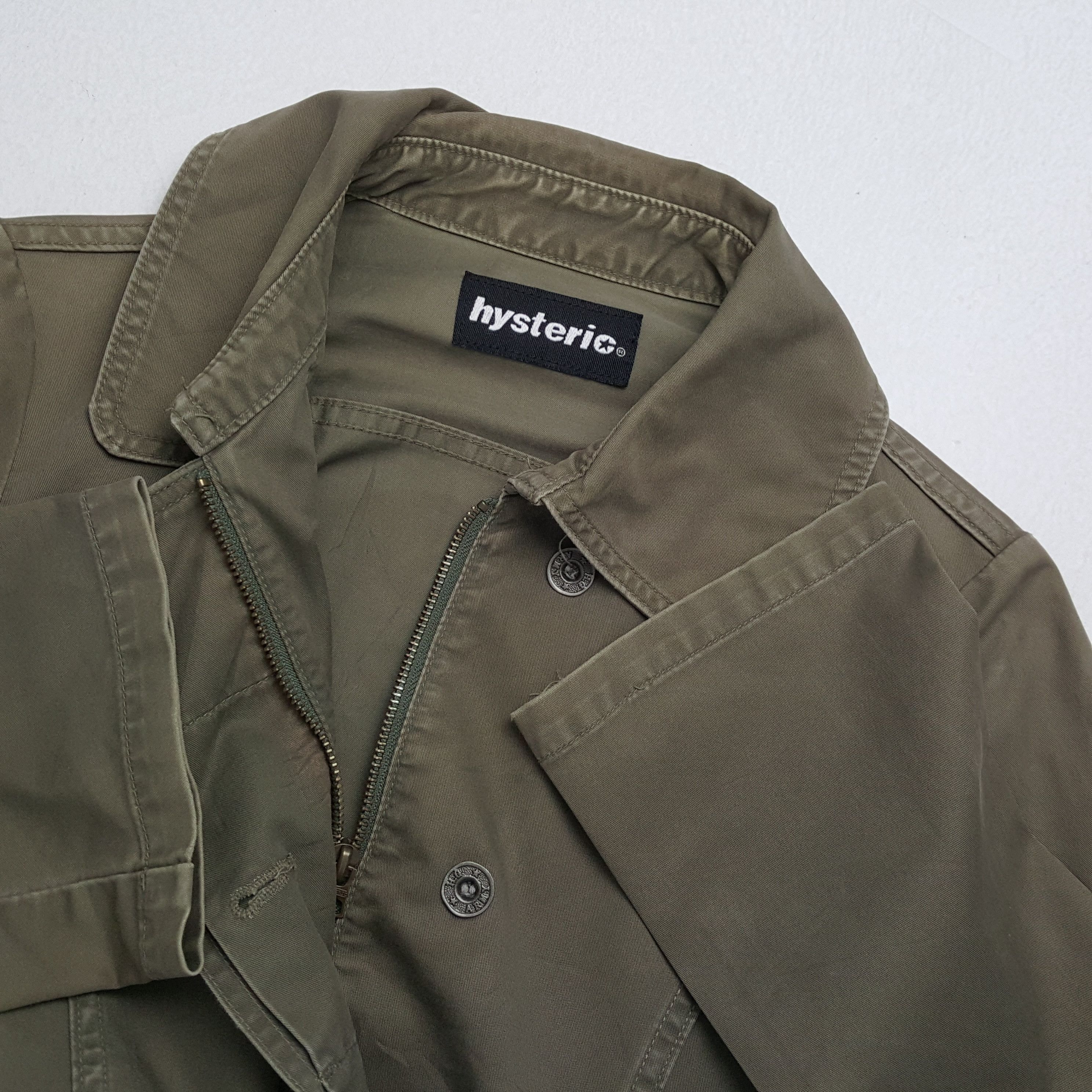 Hysteric Glamour × Japanese Brand × Vintage HYSTERIC GLAMOUR Japanese Brand Custom Art Jacket dp1 Size XS / US 0-2 / IT 36-38 - 8 Thumbnail