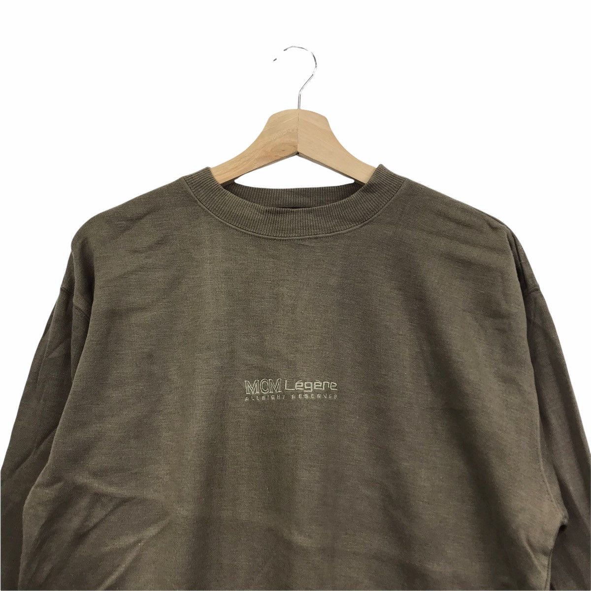 MCM MCM Embroidered Germany Designer Green Sweatshirt Size US M / EU 48-50 / 2 - 3 Thumbnail