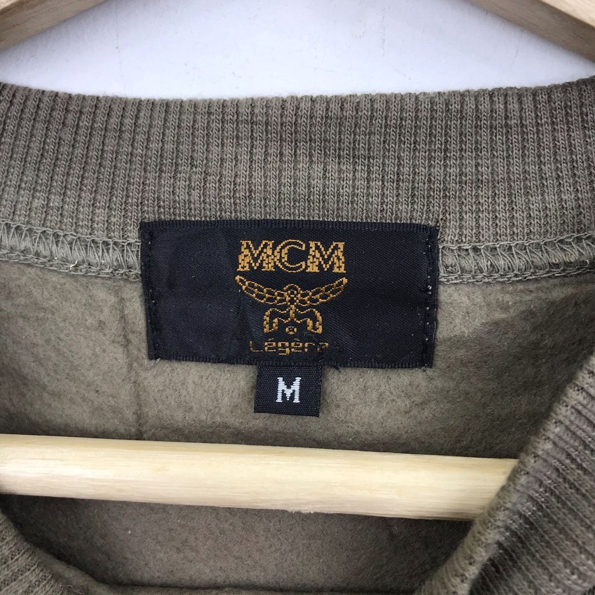 MCM MCM Embroidered Germany Designer Green Sweatshirt Size US M / EU 48-50 / 2 - 4 Thumbnail