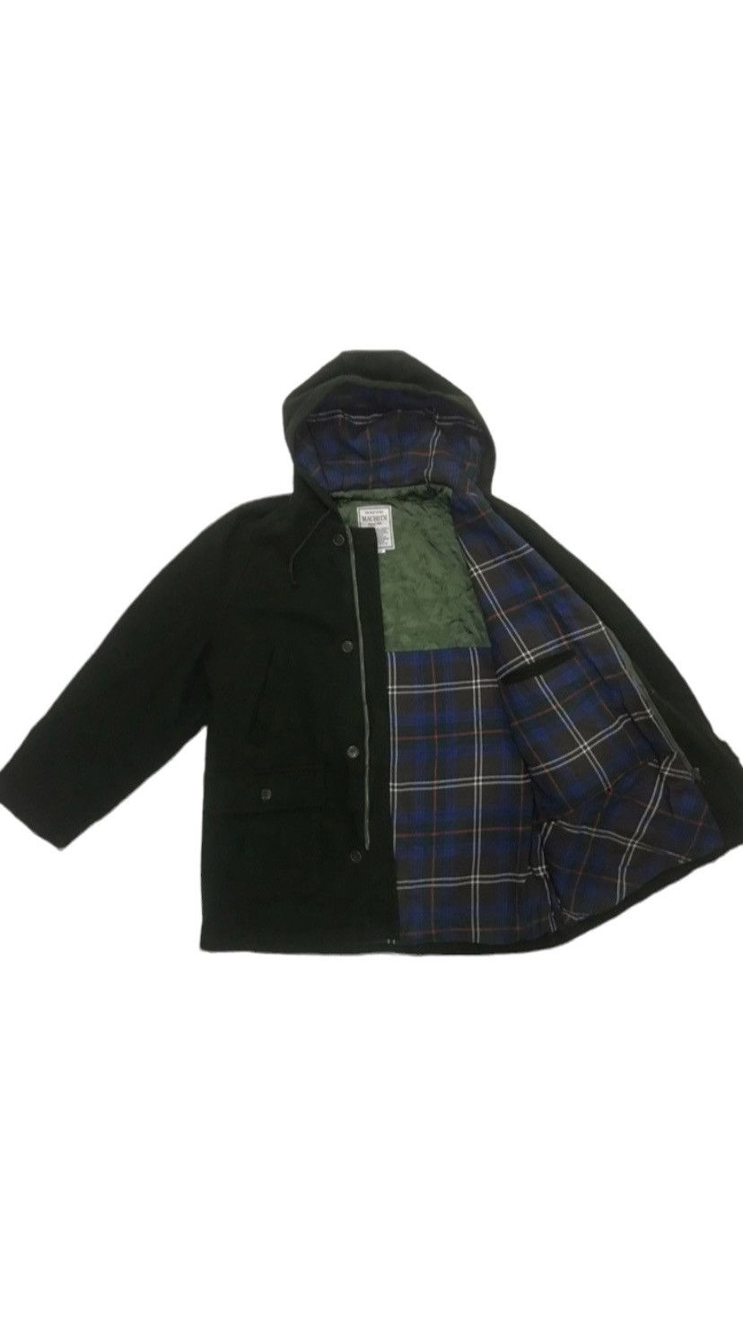 image of Classic Macbeth Wool Hoodie Jacket in Green, Men's (Size Large)