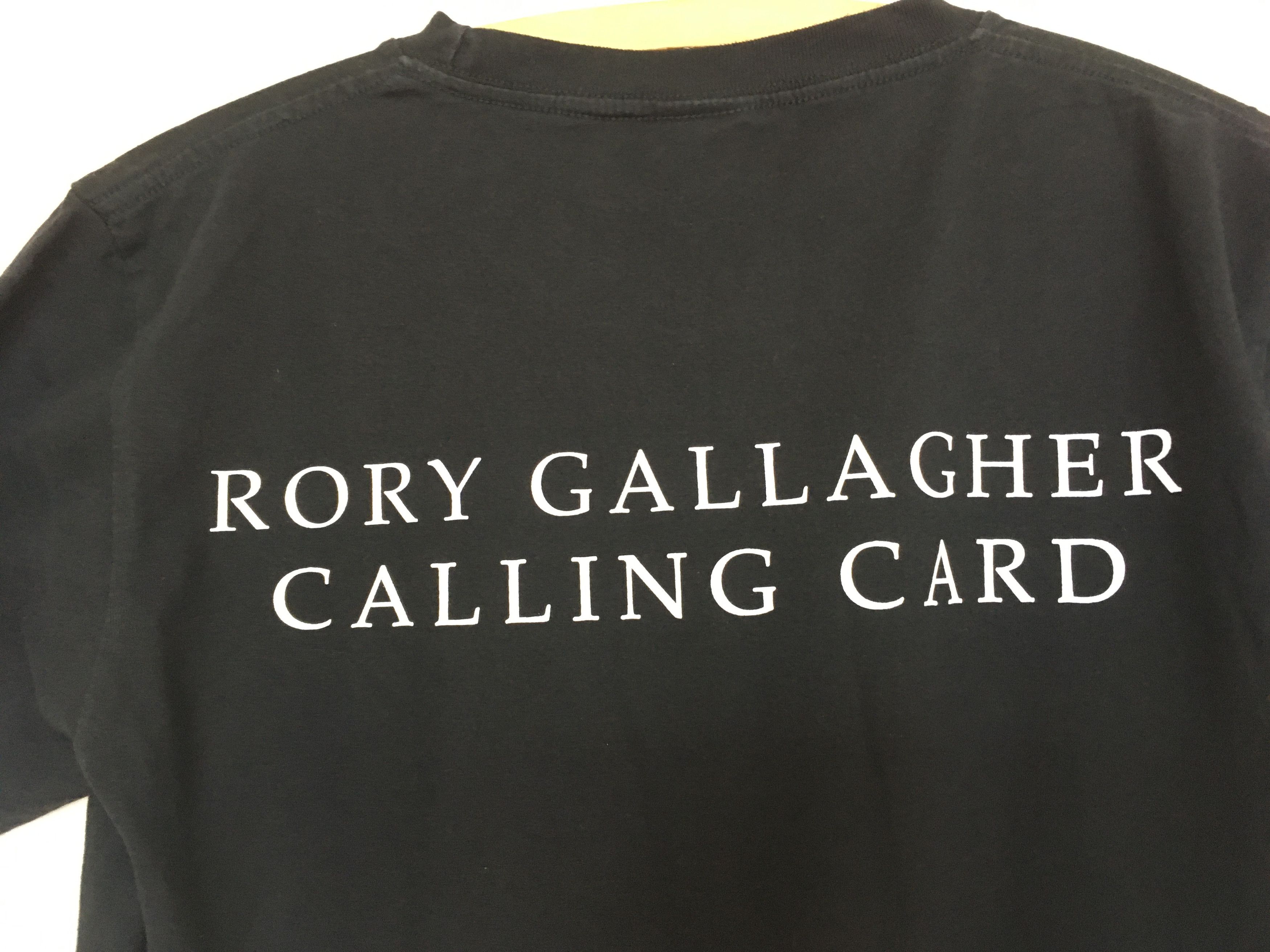 Vintage Rory Gallagher Calling Card | Vintage Rory Gallagher Size US M / EU 48-50 / 2 - 7 Thumbnail