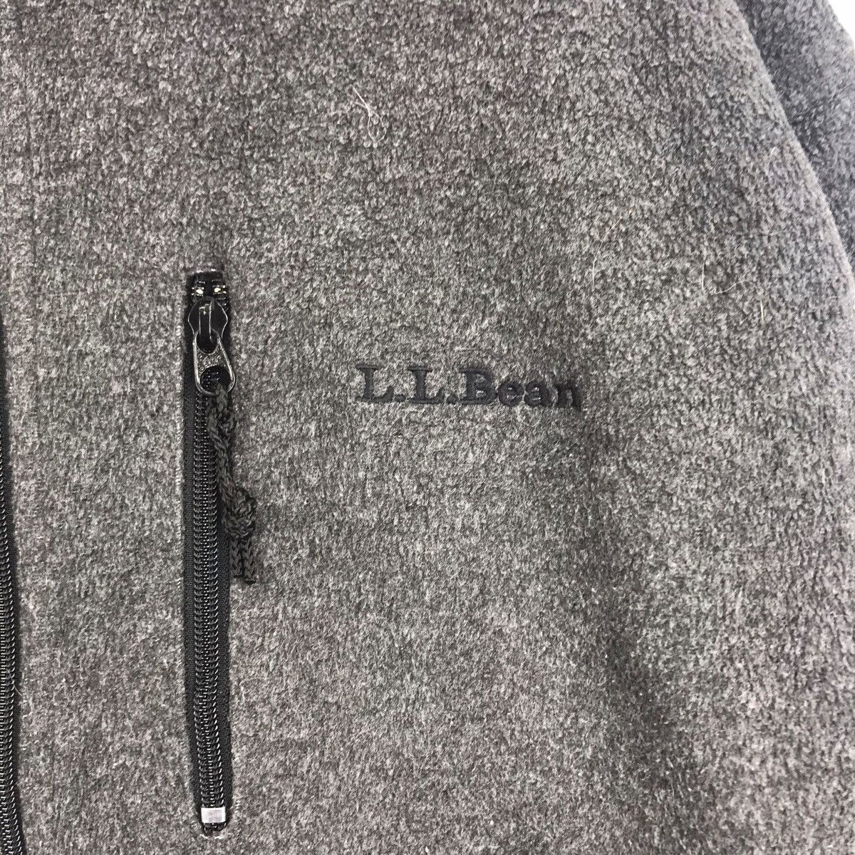 L.L. Bean Vintage L.L BEAN Grey Fleece Jacket LL Bean Size US L / EU 52-54 / 3 - 3 Thumbnail