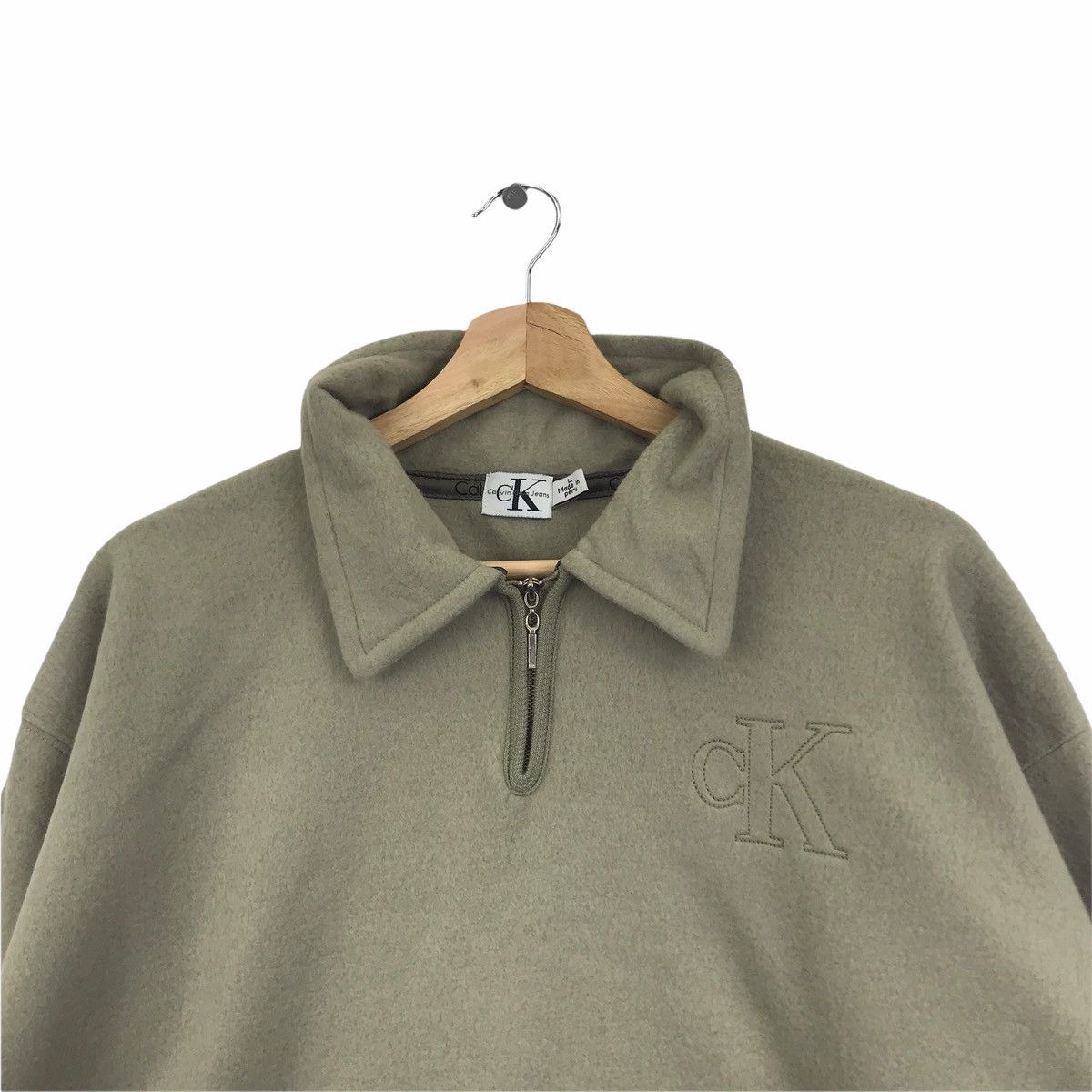 Calvin Klein CALVIN KLEIN CK Jeans Embroidered Collar Sweatshirt Size US L / EU 52-54 / 3 - 2 Thumbnail