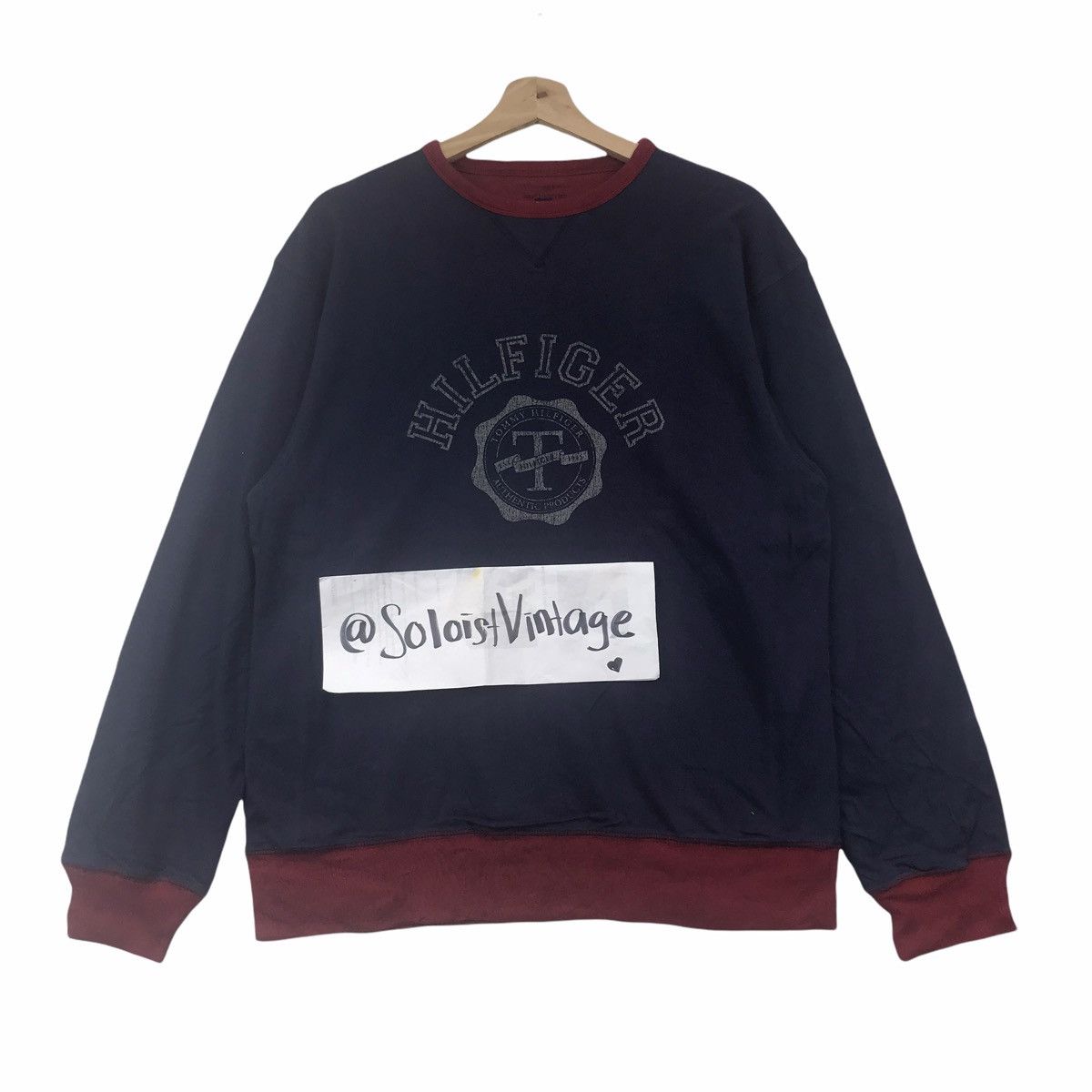 Tommy Hilfiger TOMMY HILFIGER FLAG Sailing Gear Blue Sweatshirt Size US XS / EU 42 / 0 - 1 Thumbnail