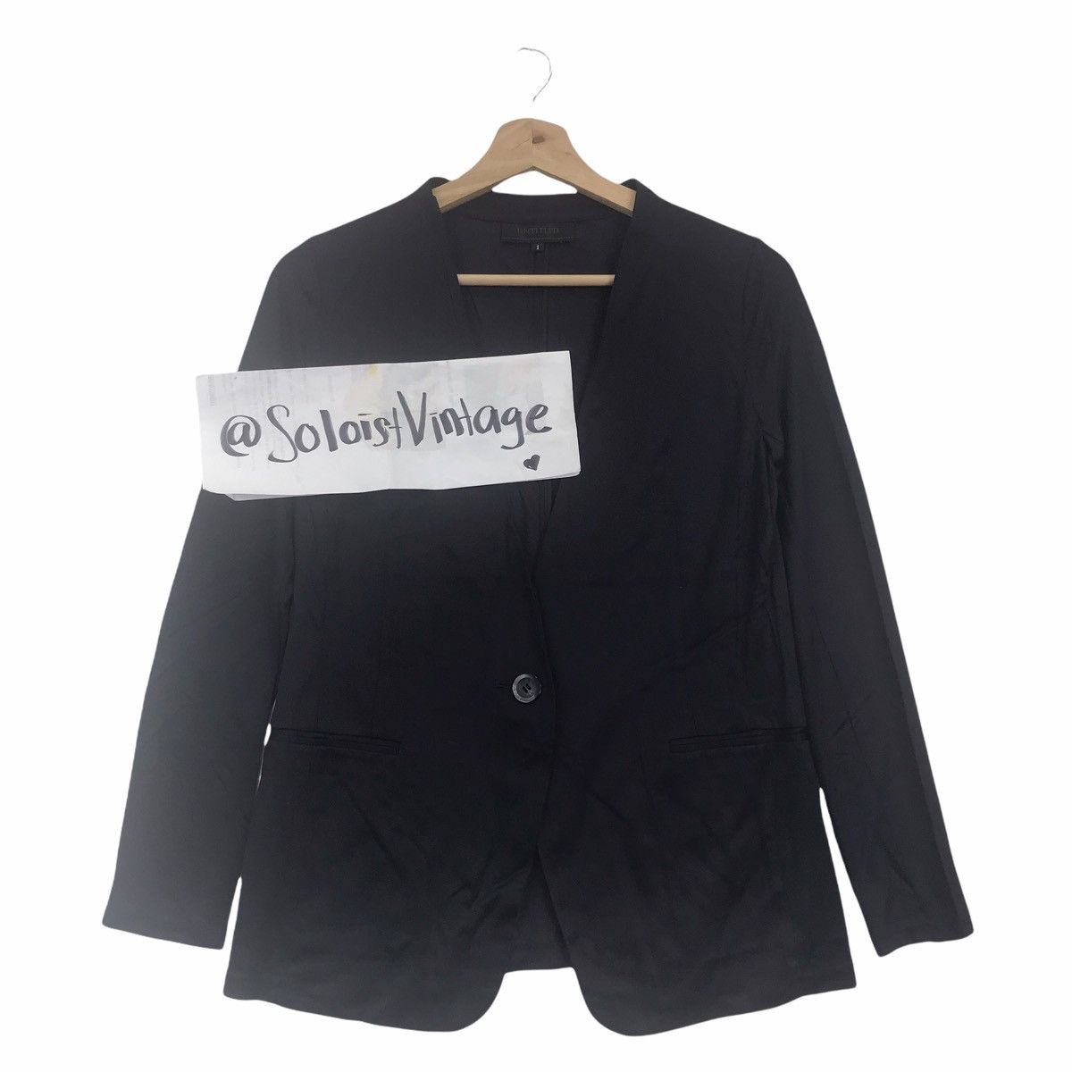 Japanese Brand UNTITLED Japanese Brand Blazer Coat Size 40L - 1 Thumbnail