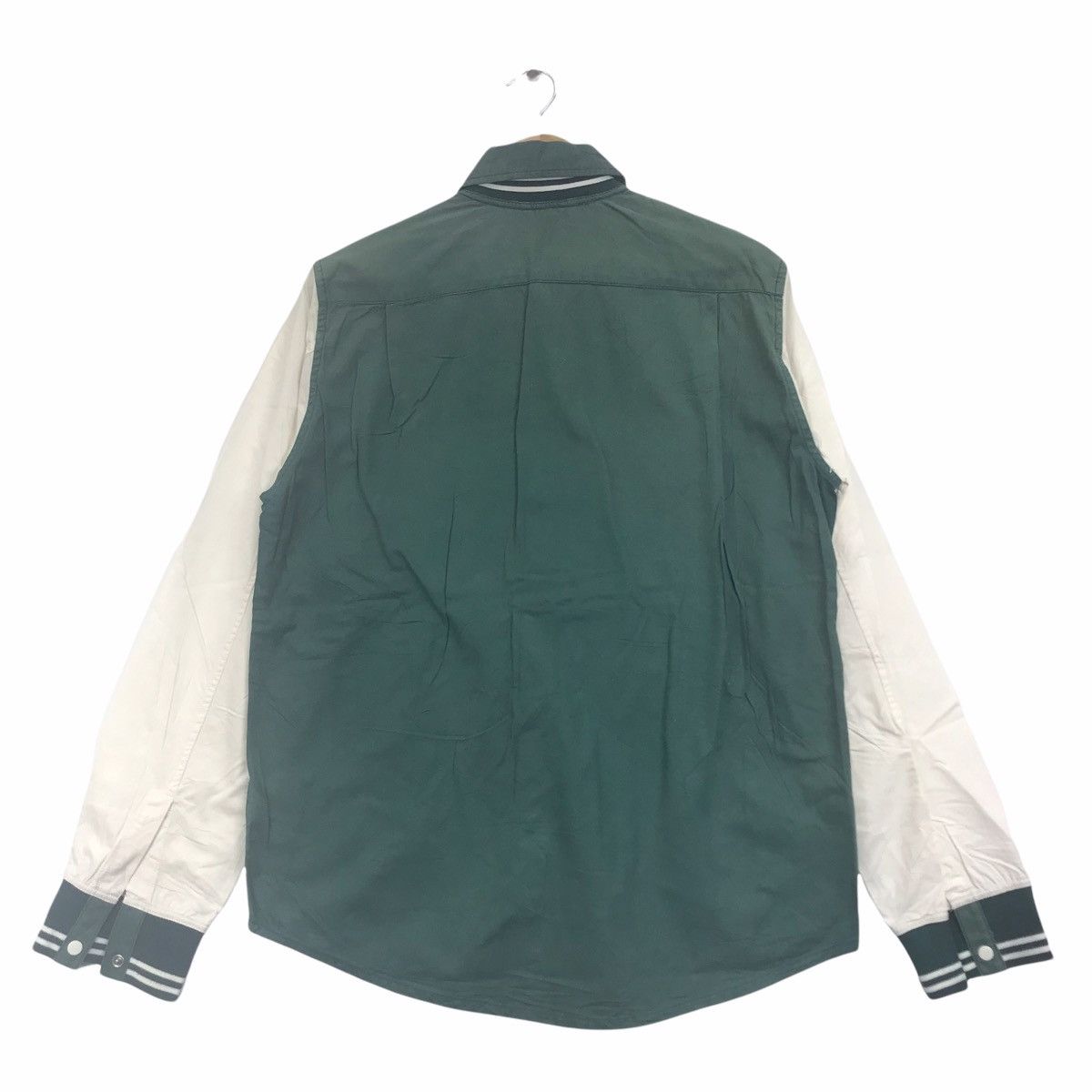 Japanese Brand BEAMS Japanese Brand Varsity Button Up Shirt Size US M / EU 48-50 / 2 - 6 Thumbnail