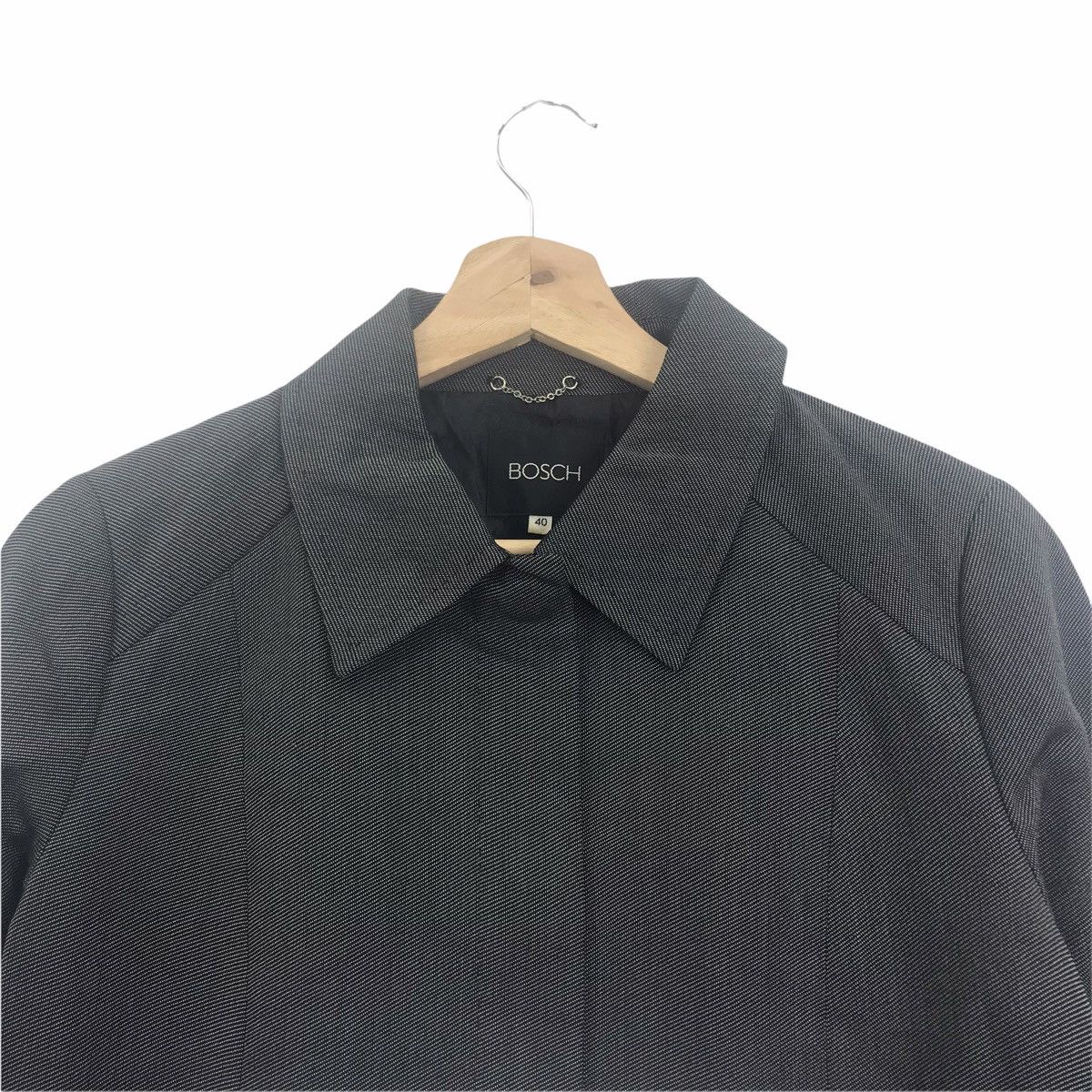 Vintage BOSCH Monogram Workwear Black Bomber Jacket Size US S / EU 44-46 / 1 - 2 Thumbnail