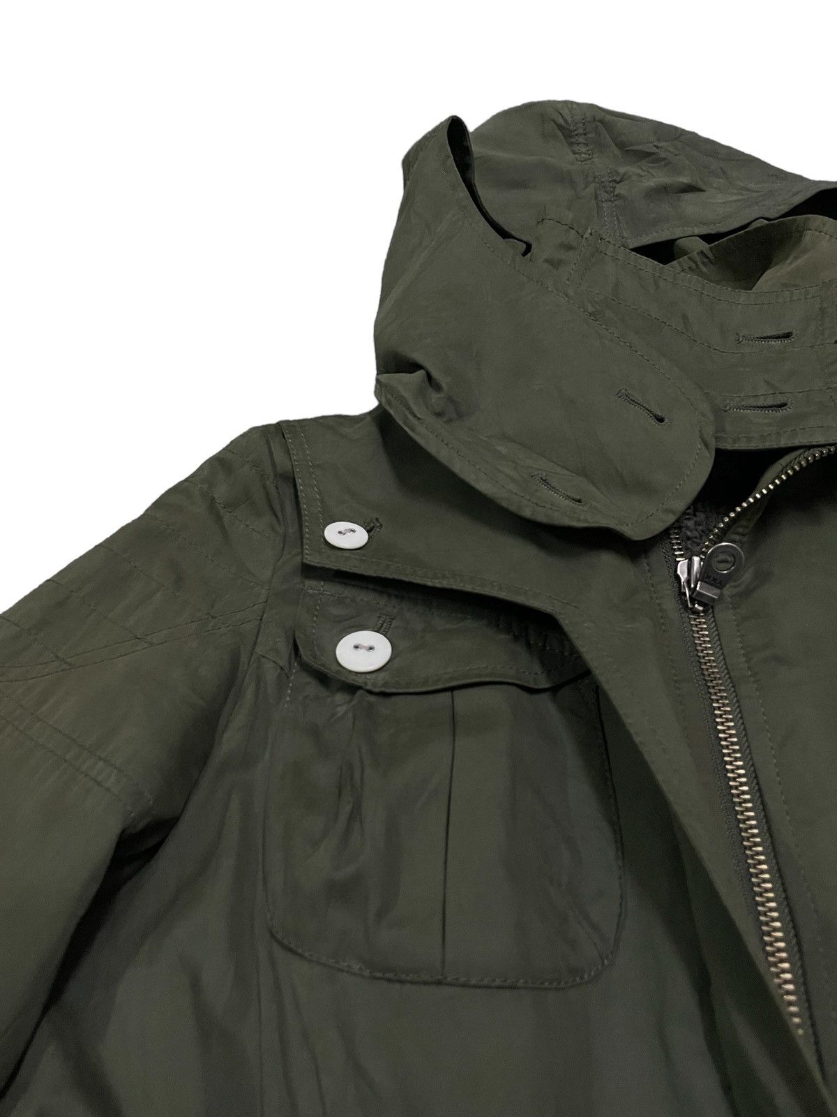 Japanese Brand Japanese Street Style Hooded Scuba Parka Size S / US 4 / IT 40 - 9 Thumbnail