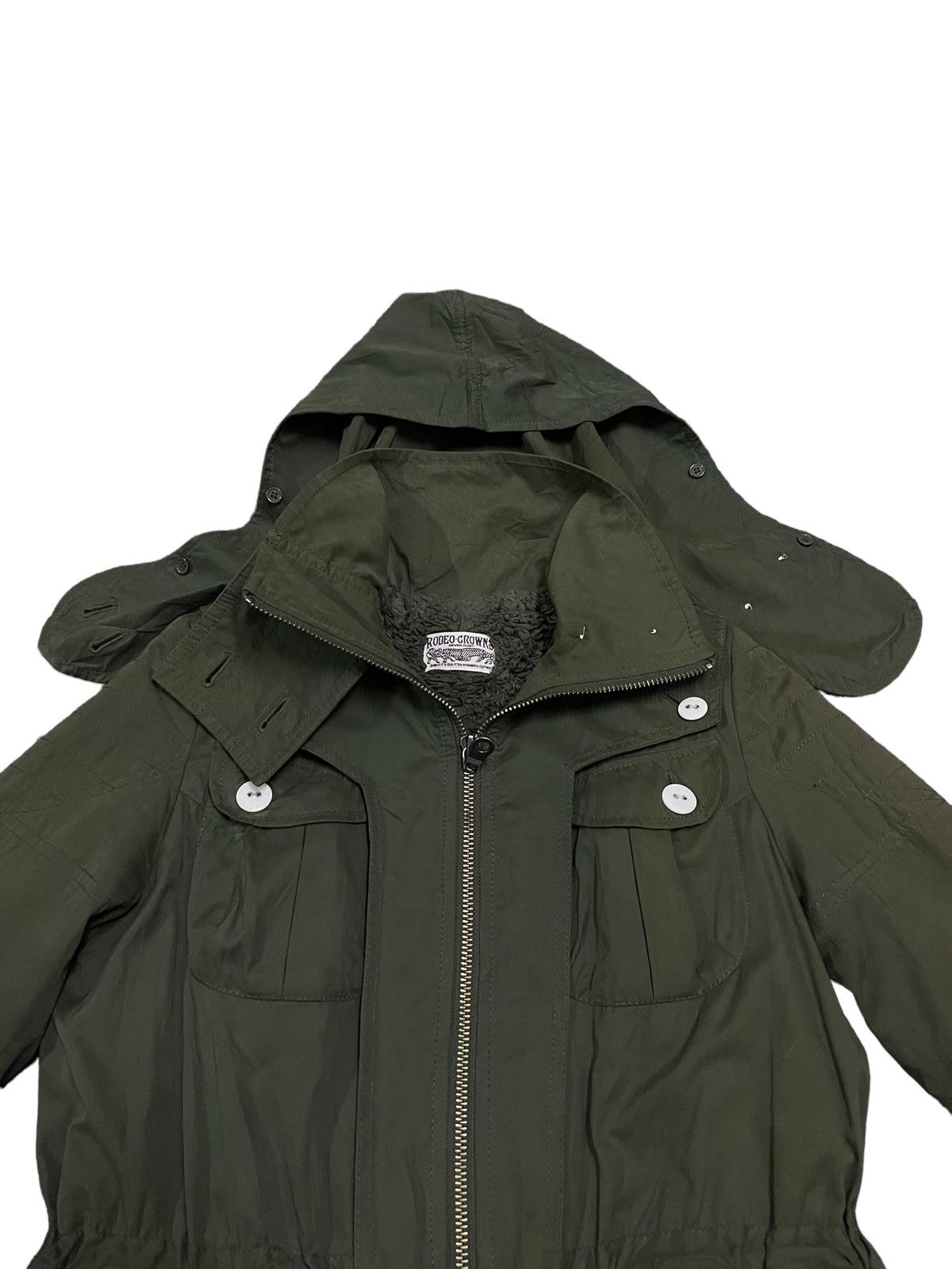 Japanese Brand Japanese Street Style Hooded Scuba Parka Size S / US 4 / IT 40 - 4 Thumbnail