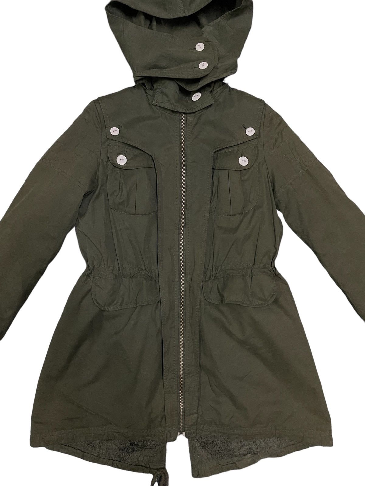 Japanese Brand Japanese Street Style Hooded Scuba Parka Size S / US 4 / IT 40 - 2 Thumbnail