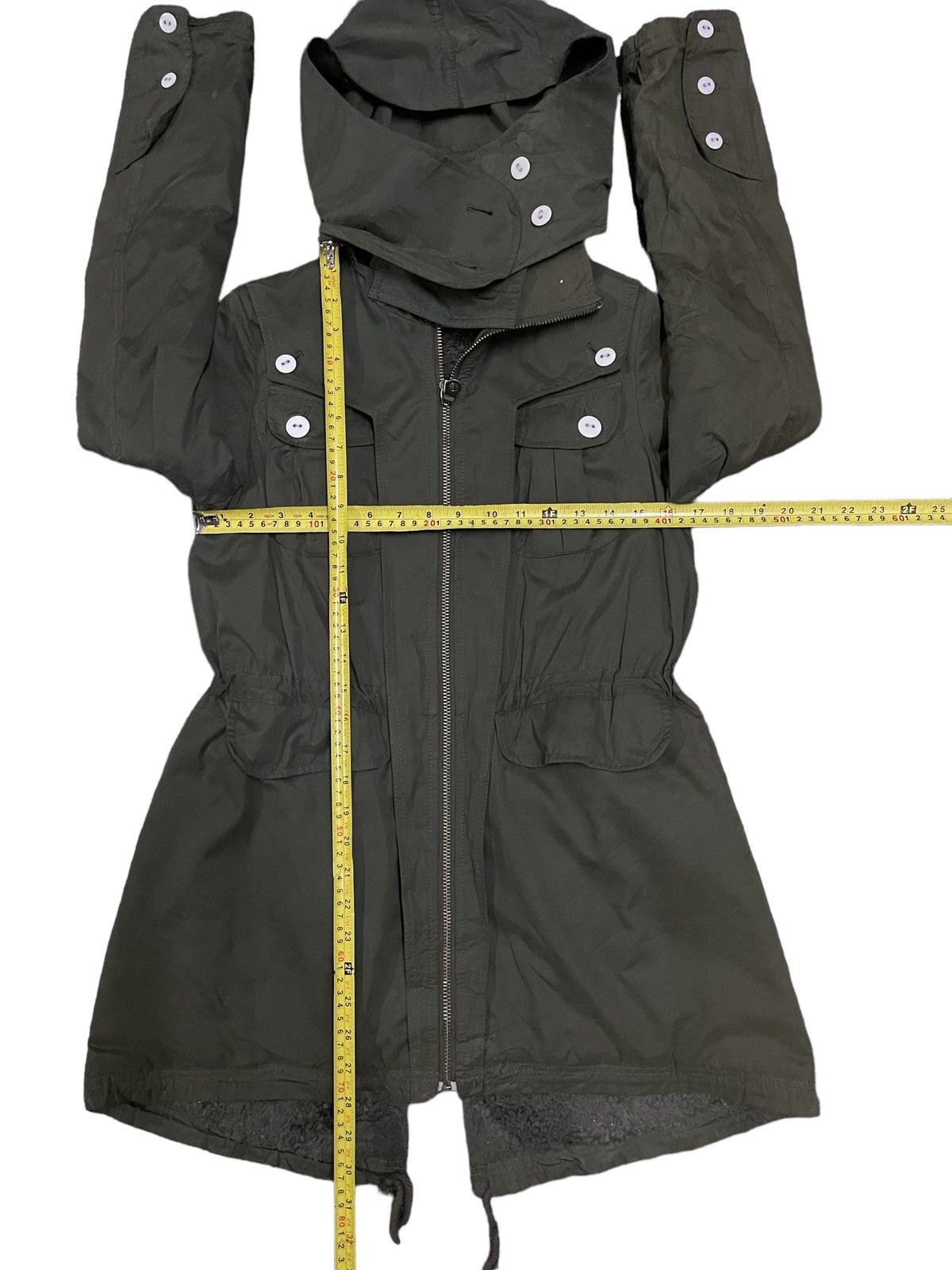 Japanese Brand Japanese Street Style Hooded Scuba Parka Size S / US 4 / IT 40 - 16 Thumbnail
