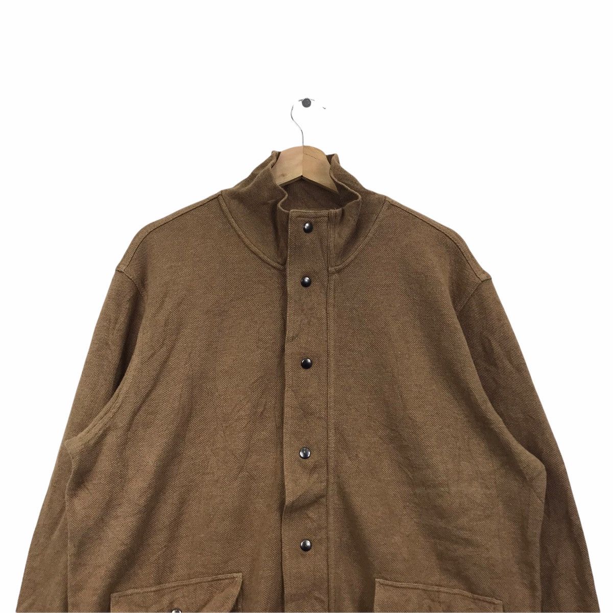 Lands' End LAND’S END Core Button Brown Sweatshirt Jacket Size US XL / EU 56 / 4 - 3 Thumbnail
