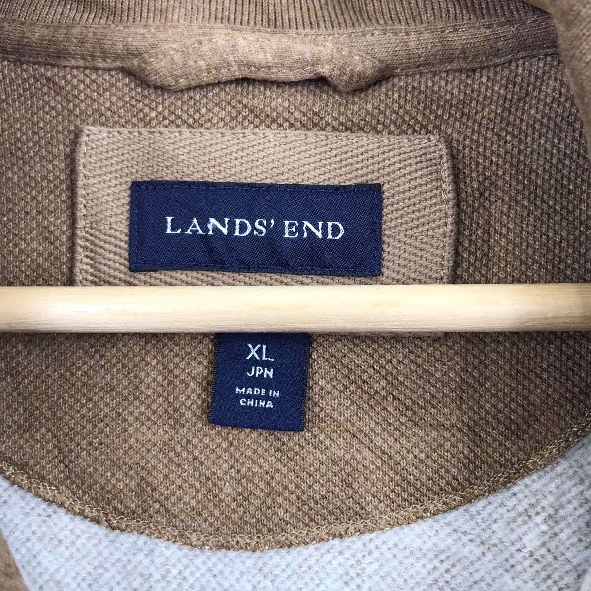 Lands' End LAND’S END Core Button Brown Sweatshirt Jacket Size US XL / EU 56 / 4 - 4 Thumbnail