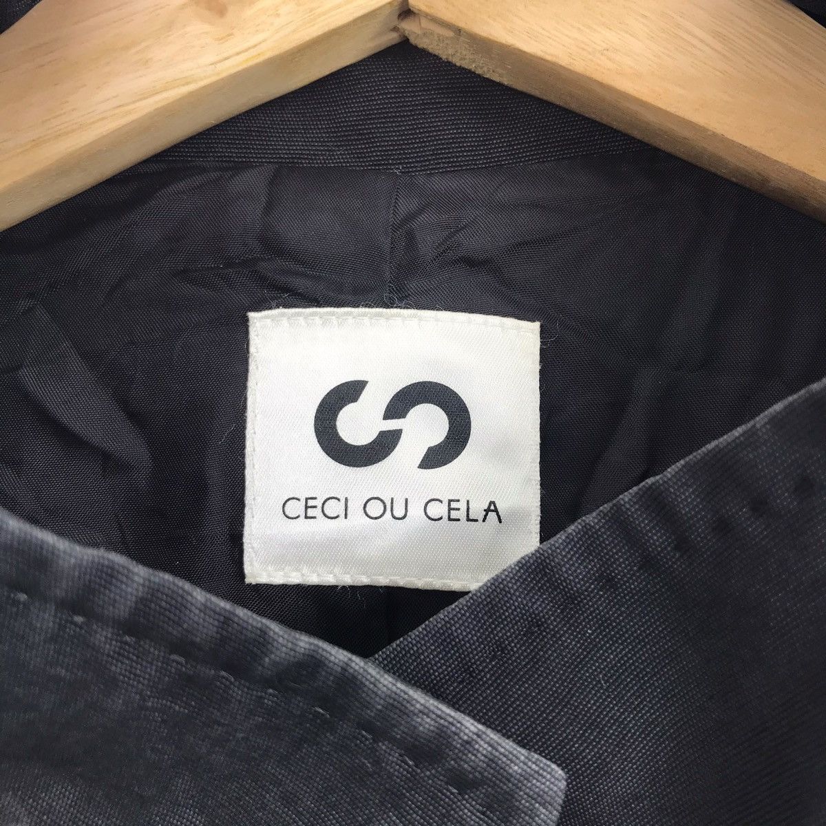 Japanese Brand CECI OU CELA Japanese Brand Black Parka Size US L / EU 52-54 / 3 - 4 Thumbnail