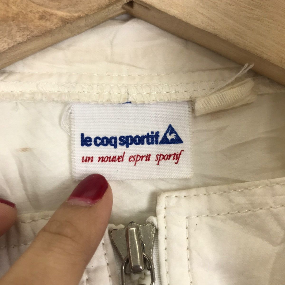Le Coq Sportif Vintage LE COQ SPORTIF Sport Windbreaker Jacket Size US XL / EU 56 / 4 - 4 Thumbnail
