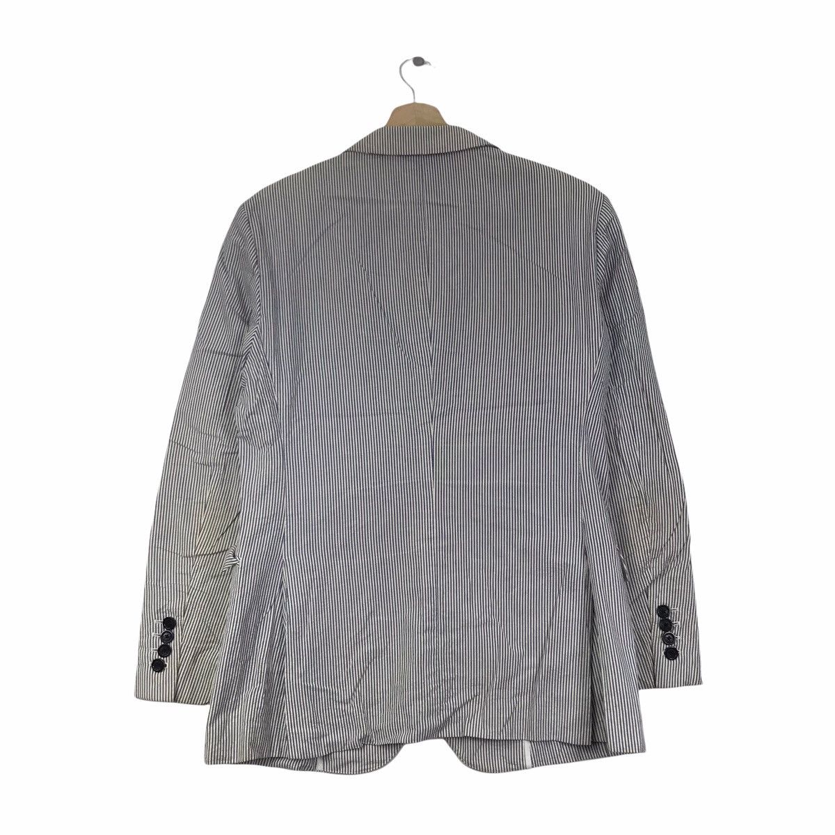Burberry BURBERRY BLACK LABEL Tartan Check Grey Blazer Coat Size US M / EU 48-50 / 2 - 2 Thumbnail