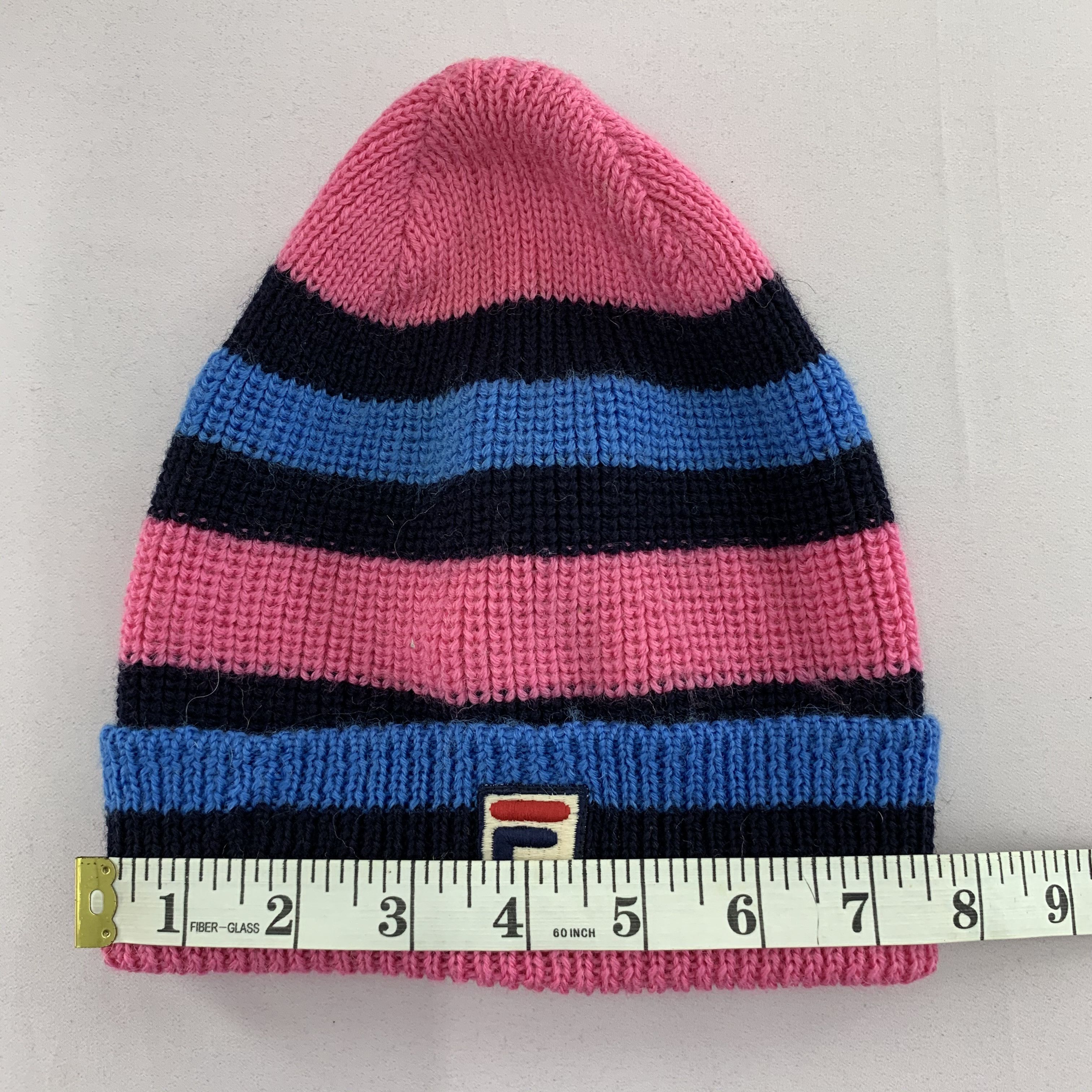 Fila Fila Stripe Beanie Multicolor Wool Blend Size ONE SIZE - 6 Thumbnail