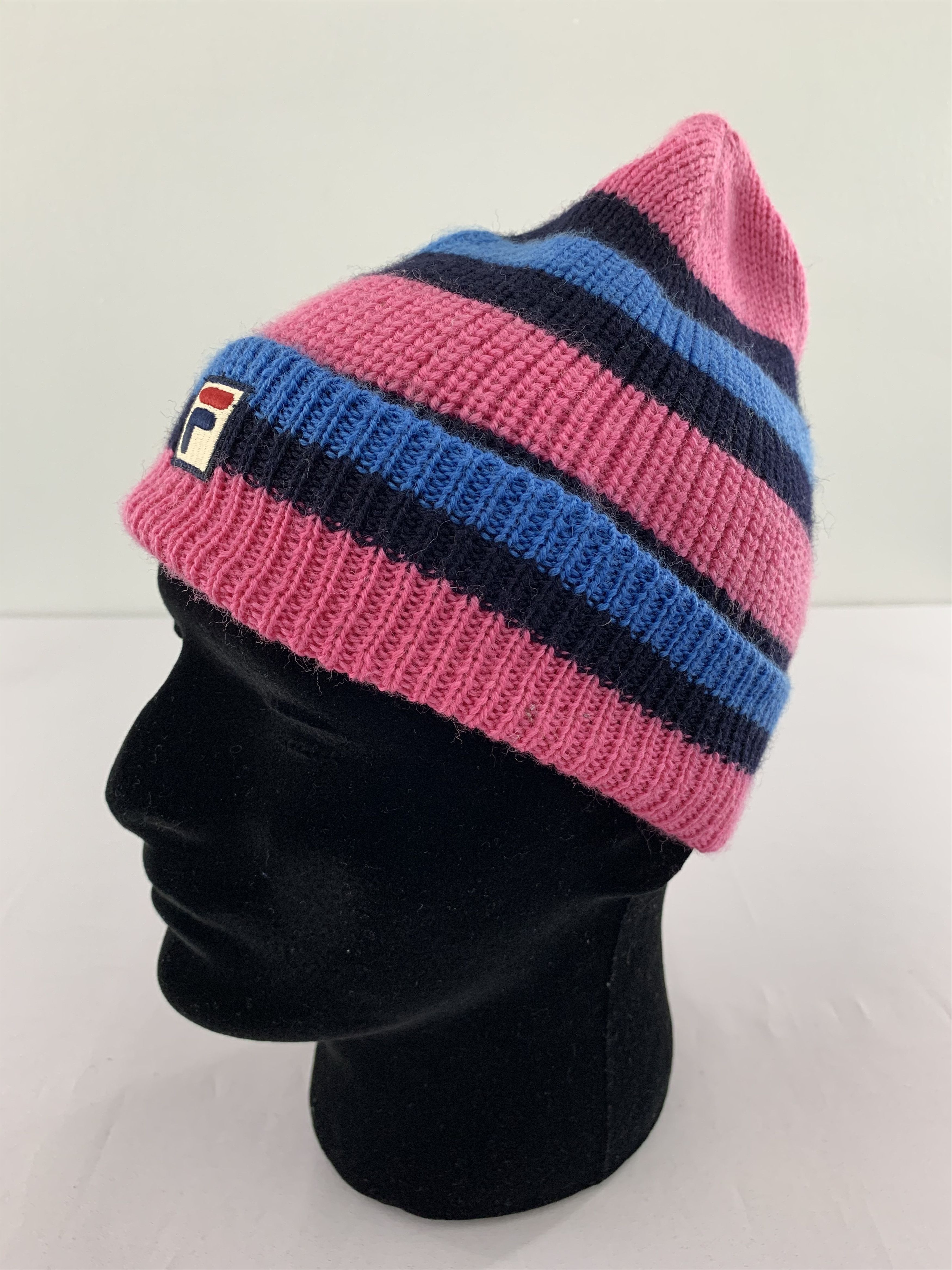 Fila Fila Stripe Beanie Multicolor Wool Blend Size ONE SIZE - 2 Thumbnail