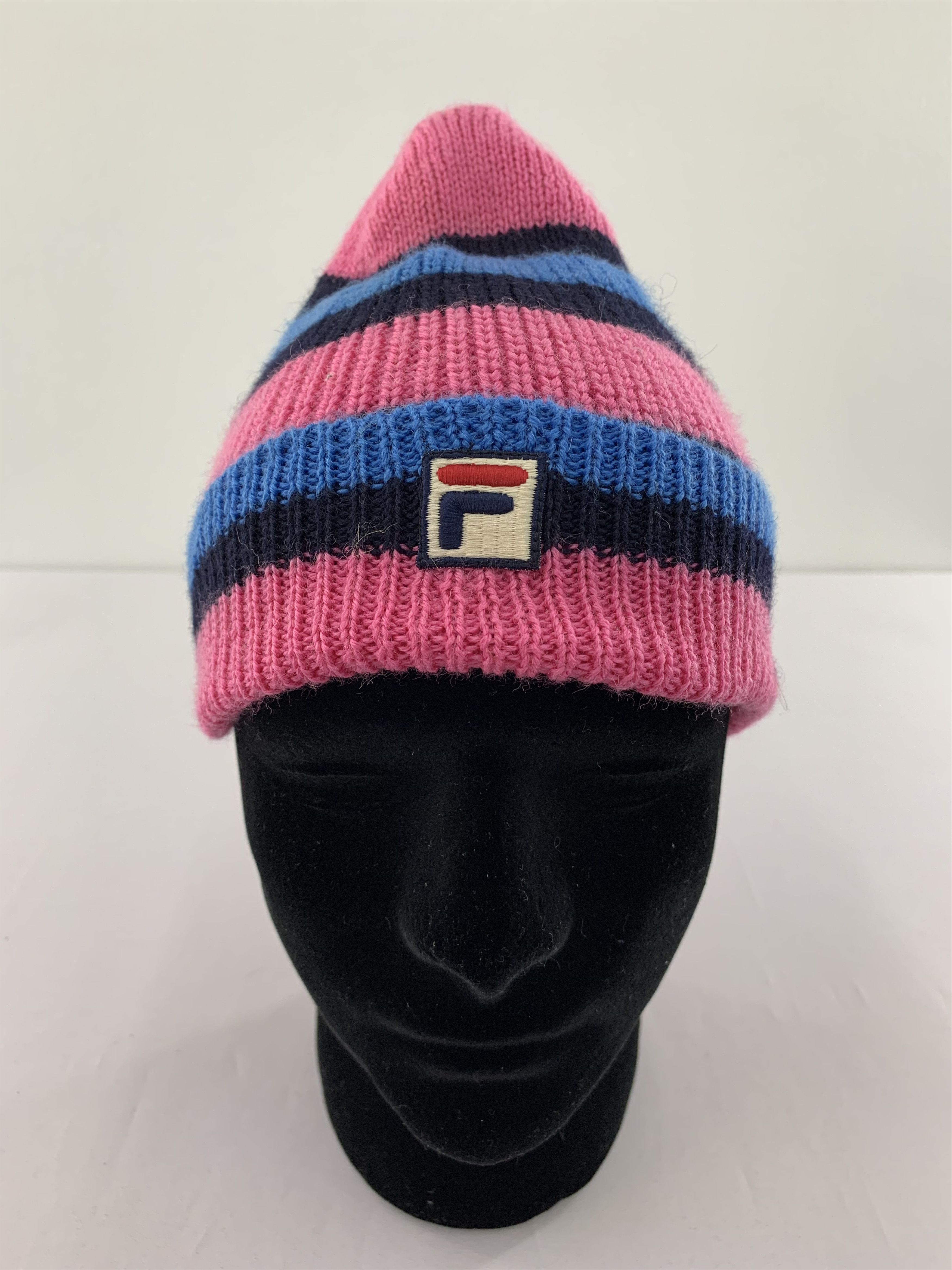Fila Fila Stripe Beanie Multicolor Wool Blend Size ONE SIZE - 1 Thumbnail