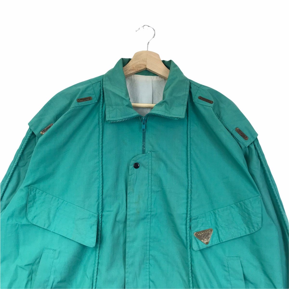 Champion Vintage 88’ OLYMPIC 1988 Champion Green Windbreaker Jacket Size US XL / EU 56 / 4 - 3 Thumbnail