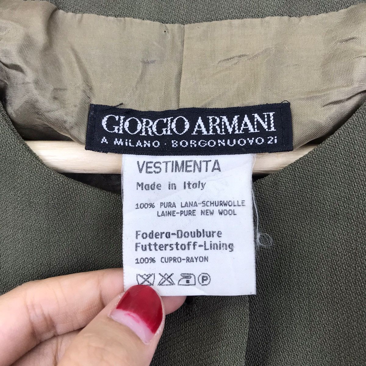 Giorgio Armani GIORGIO ARMANI Italian Designer Coat Blazer Size US M / EU 48-50 / 2 - 4 Thumbnail