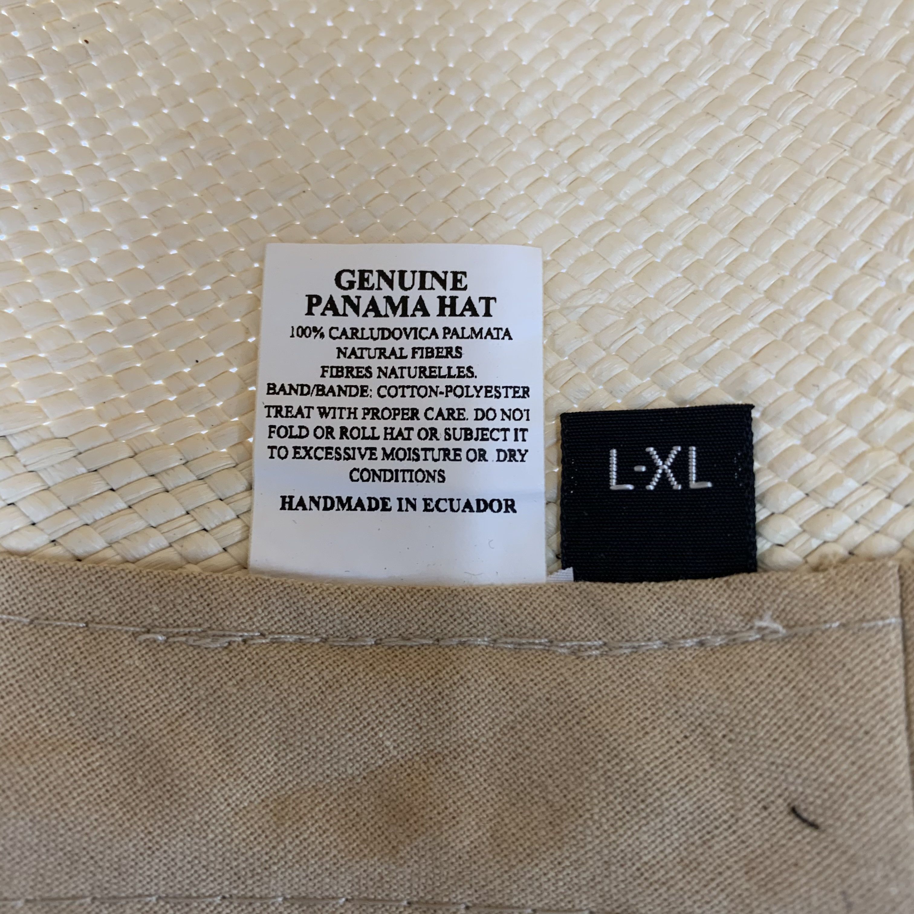 Handmade Panama Handmade Classic Hats - SS2058 Size ONE SIZE - 7 Thumbnail