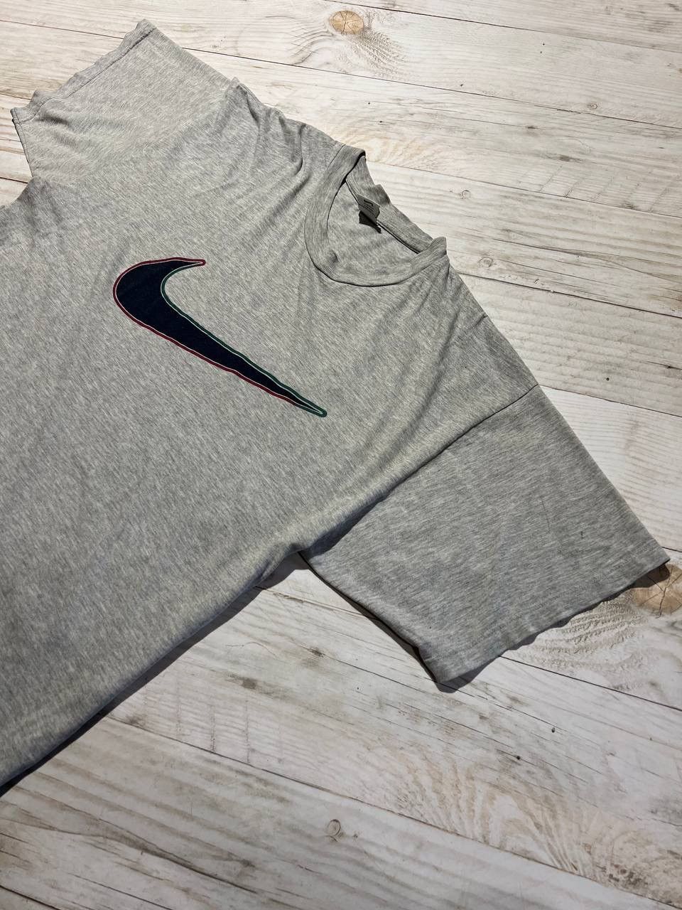 Nike Vintage Nike T-Shirt 90s Big Logo Swoosh Size US XL / EU 56 / 4 - 2 Thumbnail
