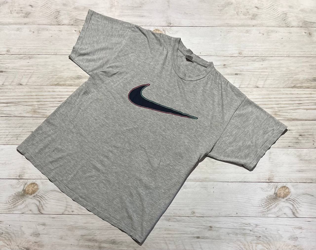 Nike Vintage Nike T-Shirt 90s Big Logo Swoosh Size US XL / EU 56 / 4 - 1 Thumbnail