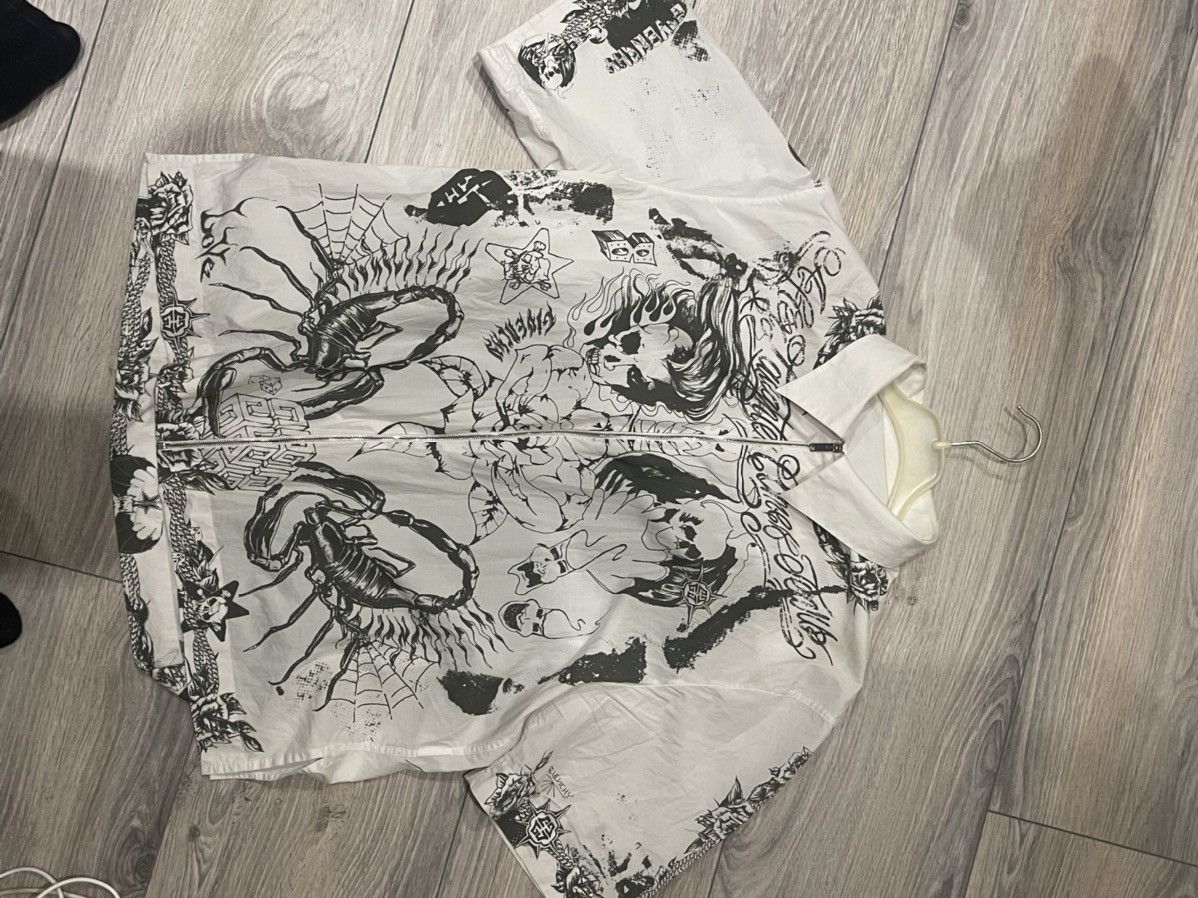 Givenchy Givenchy Tattoo Zip Shirt Size US L / EU 52-54 / 3 - 1 Thumbnail
