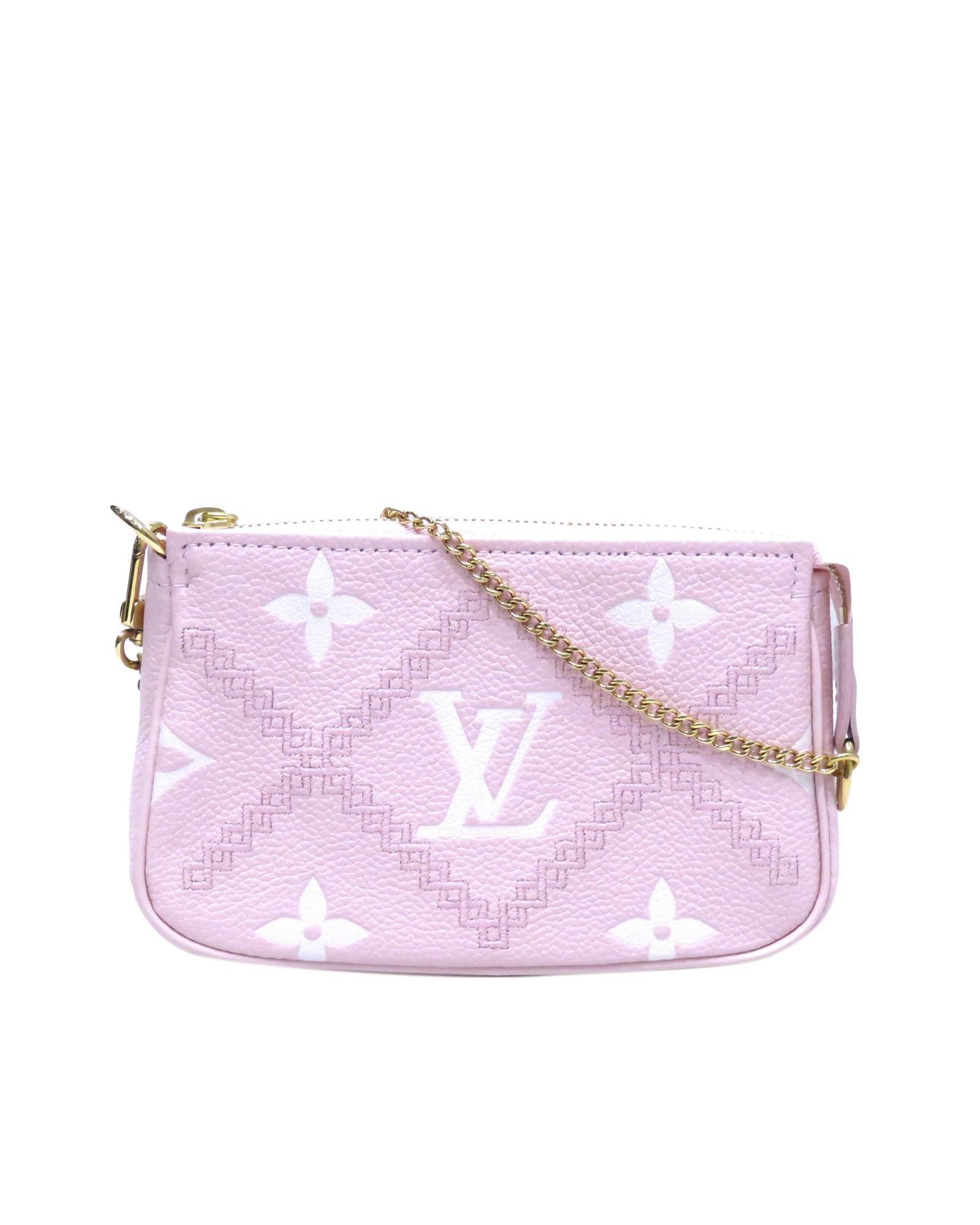 Louis Vuitton Monogram Giant Empreinte Broderies Mini Pochette ...