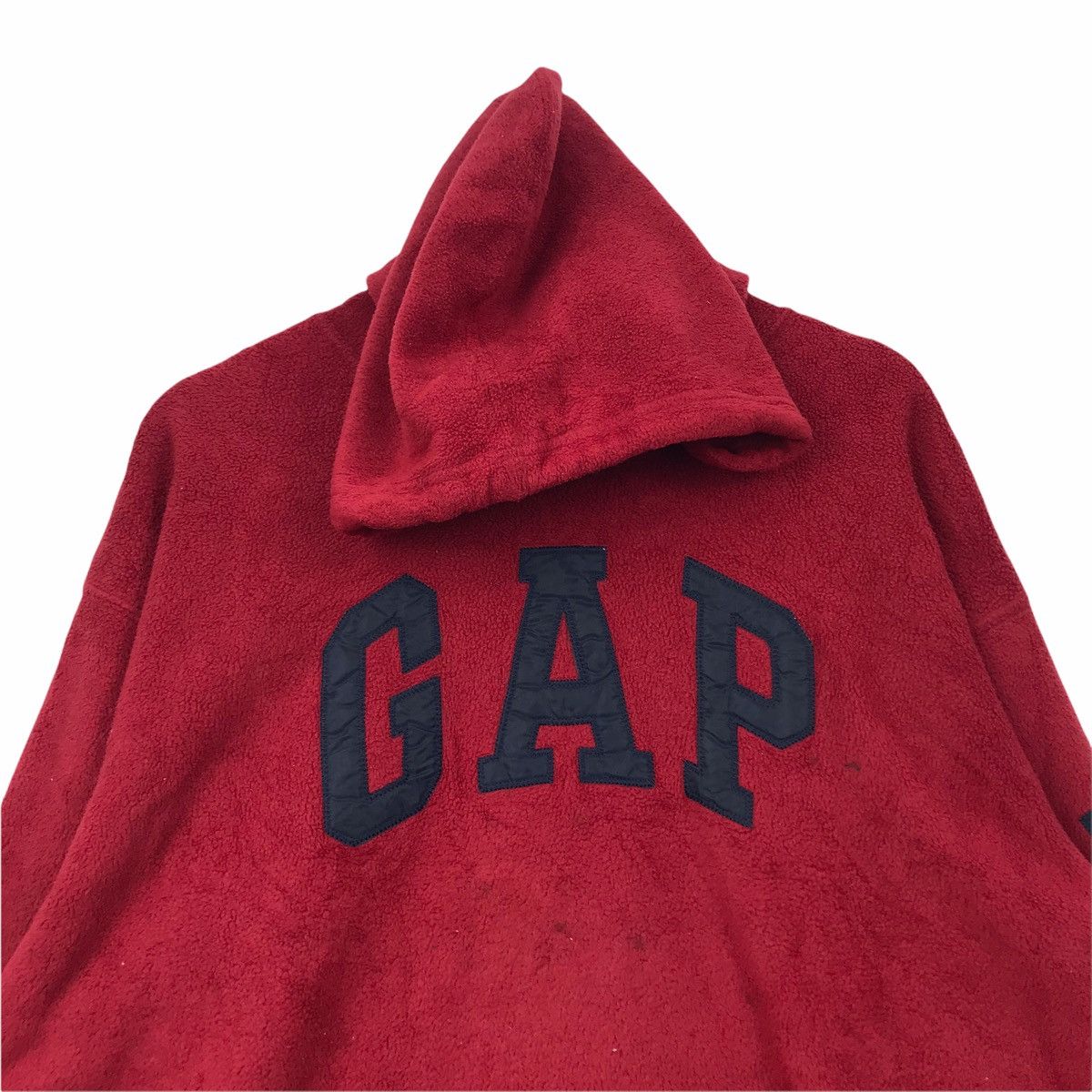 Gap Vintage GAP EMBROIDERED Logo Red Hoodie Sweatshirt Size US XL / EU 56 / 4 - 3 Thumbnail