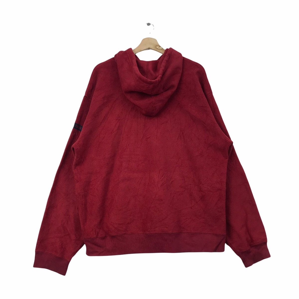 Gap Vintage GAP EMBROIDERED Logo Red Hoodie Sweatshirt Size US XL / EU 56 / 4 - 2 Thumbnail