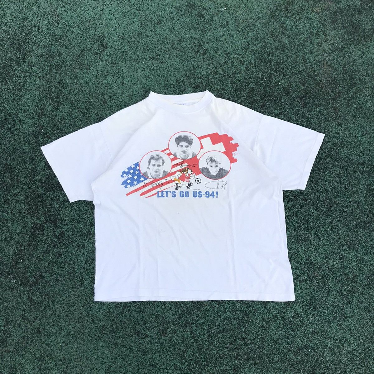 vintage football world cup USA 1994 SWITZERLAND tee
