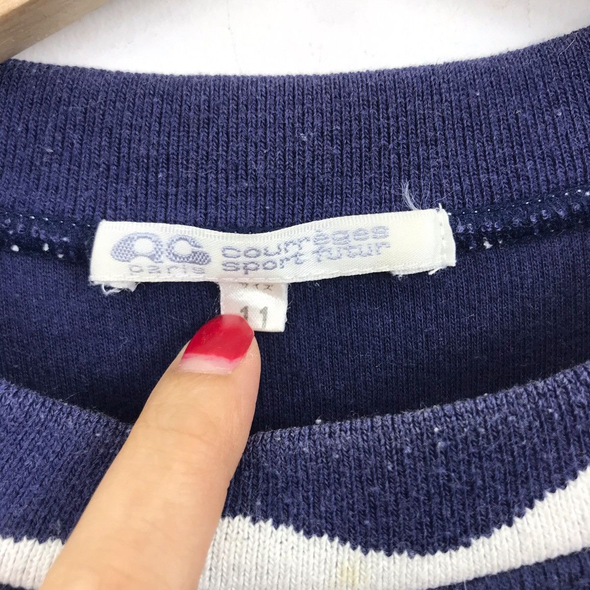 Vintage Vintage COURREGES SPORT FUTUR France Designer Blue Size US M / EU 48-50 / 2 - 4 Thumbnail