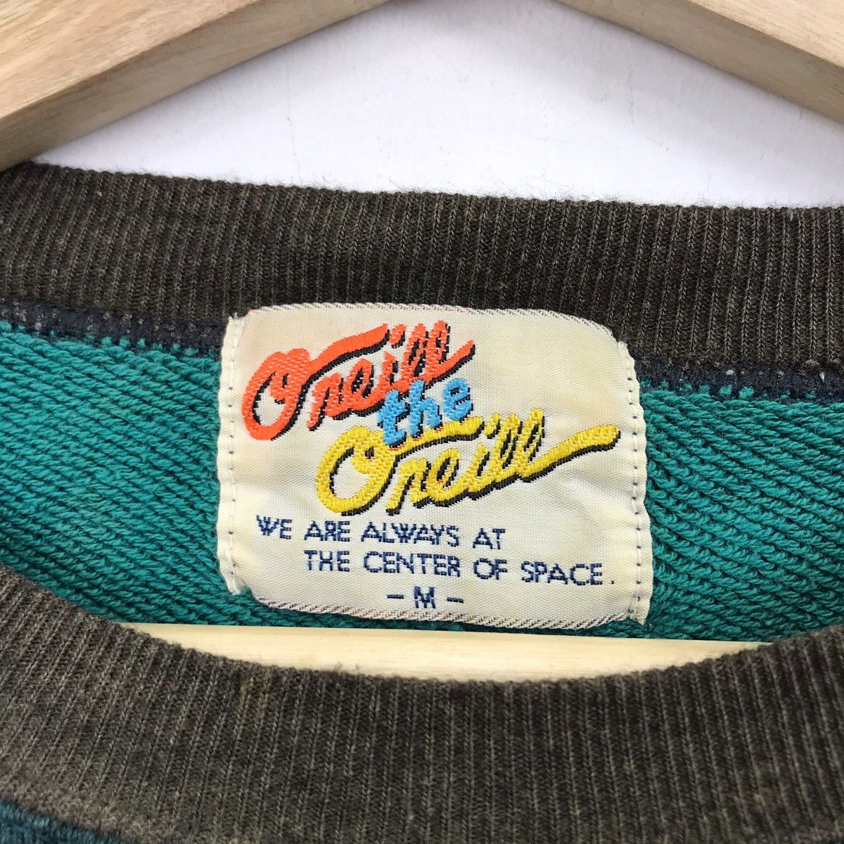 O'Neill Vintage 90s ONEILL SURF USA Surfing Board Stripes Sweatshirt Size US M / EU 48-50 / 2 - 4 Thumbnail