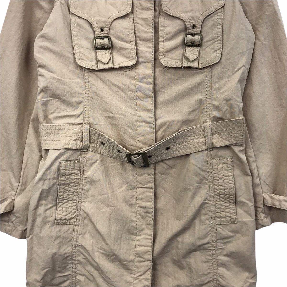 Vintage DI PIU GREECE Designer Brand Trench Coat Parka Jacket Size US M / EU 48-50 / 2 - 5 Thumbnail