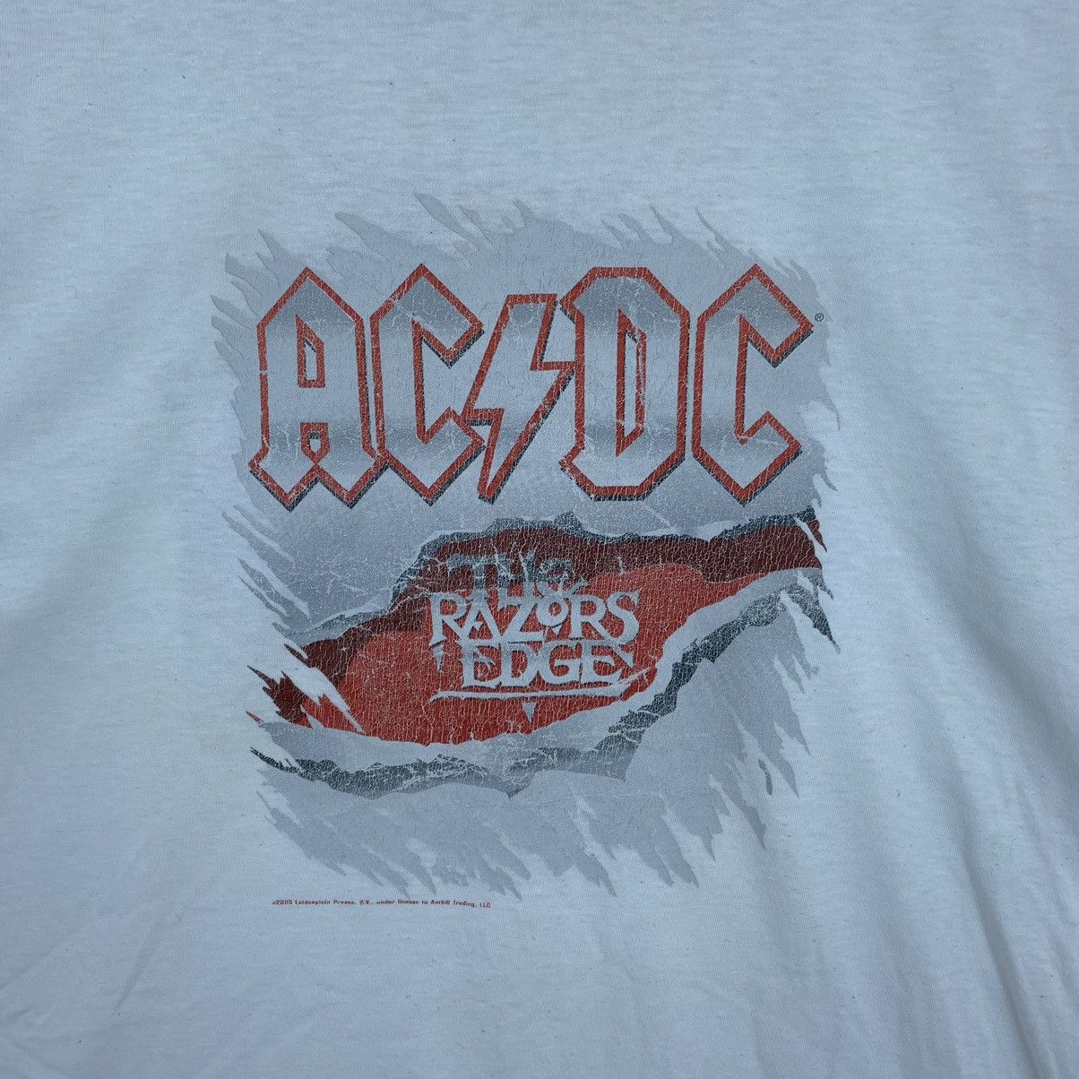AC/DC × Band Tees × Vintage Vintage ACDC The Razors Edge 2005 Tshirt Size US L / EU 52-54 / 3 - 2 Thumbnail