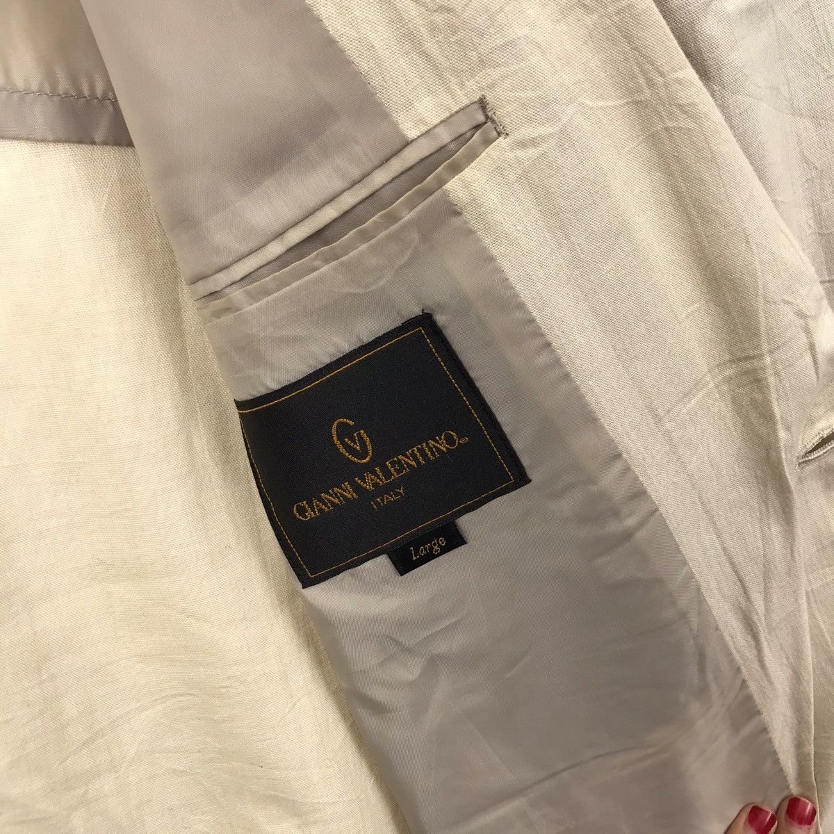 Gianni Valentino GIANNI VALENTINO Italian Designer Blazer Coat Size US L / EU 52-54 / 3 - 4 Thumbnail