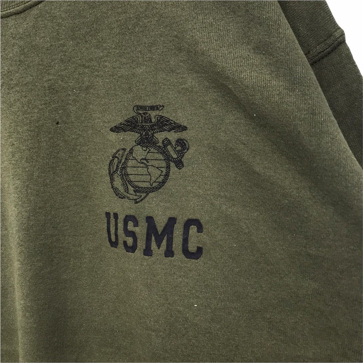 Vintage Vintage USMC USA Marine Corps Army Sweatshirt Size US XL / EU 56 / 4 - 5 Thumbnail