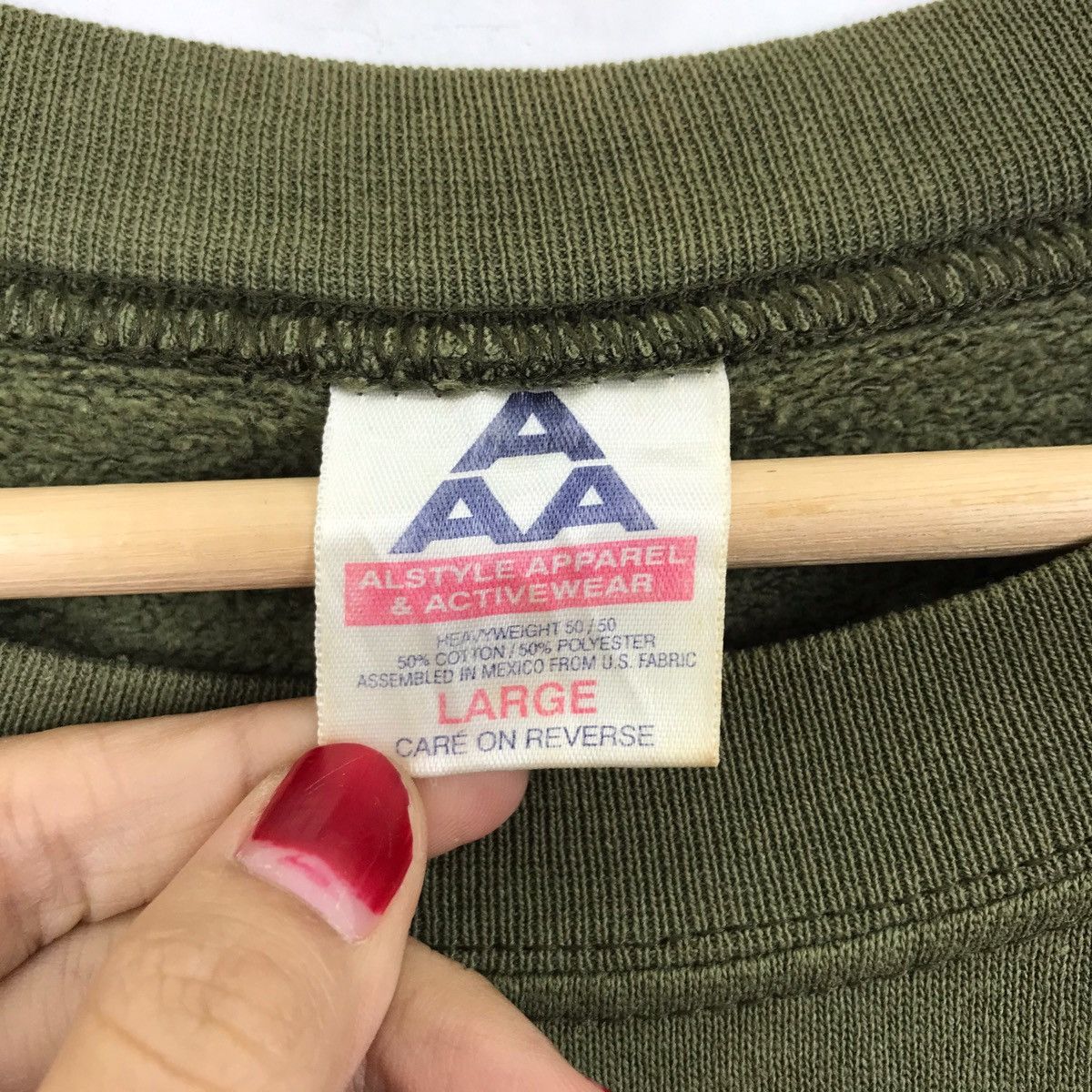 Vintage Vintage USMC USA Marine Corps Army Sweatshirt Size US XL / EU 56 / 4 - 4 Thumbnail