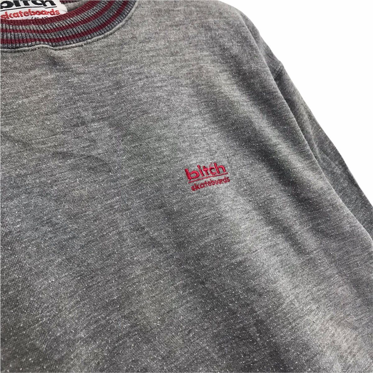 Vintage Vintage BITCH SKATEBOARD STREETWEAR Ringer Sweatshirt Size US M / EU 48-50 / 2 - 5 Thumbnail