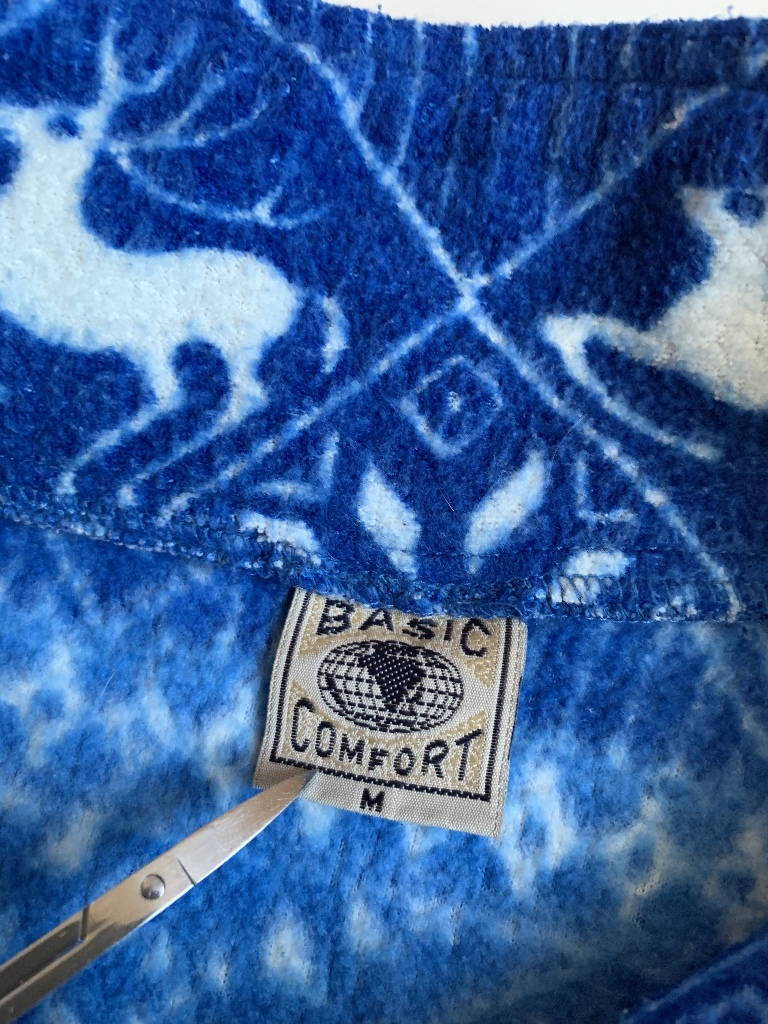 Vintage Vintage Fleece Basic Comfort Deer Print Winter Style Size US M / EU 48-50 / 2 - 5 Thumbnail