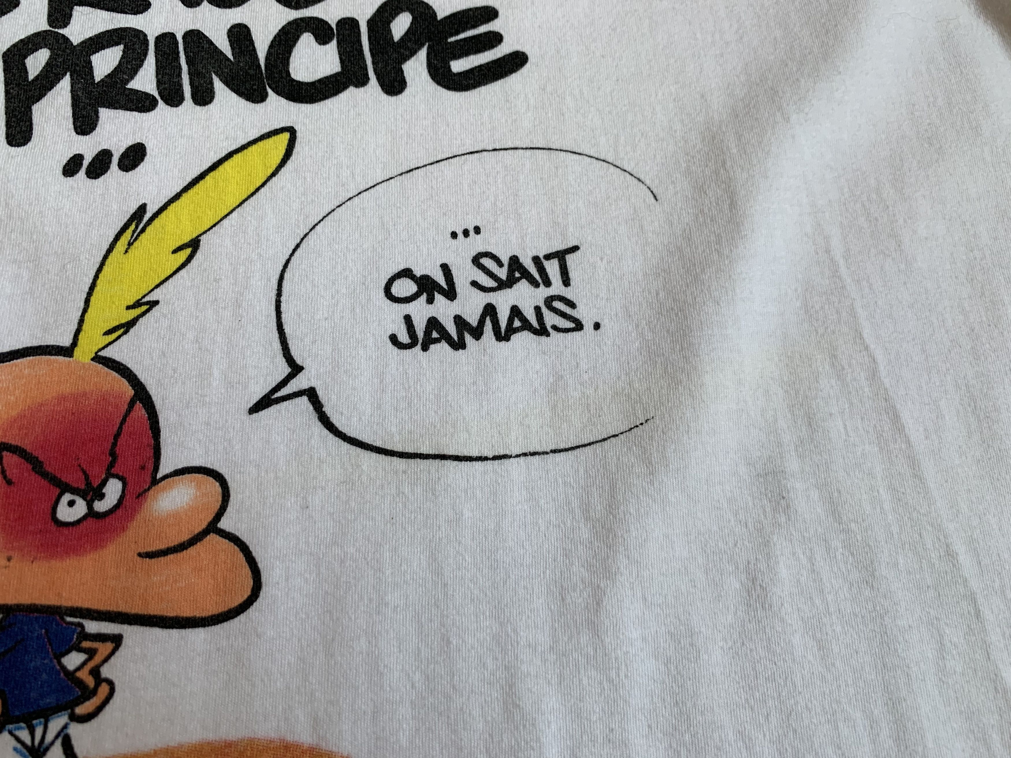 Cartoon Network 1999 Titeuf Vintage Men's T-shirt Size XL White Size US XL / EU 56 / 4 - 5 Thumbnail
