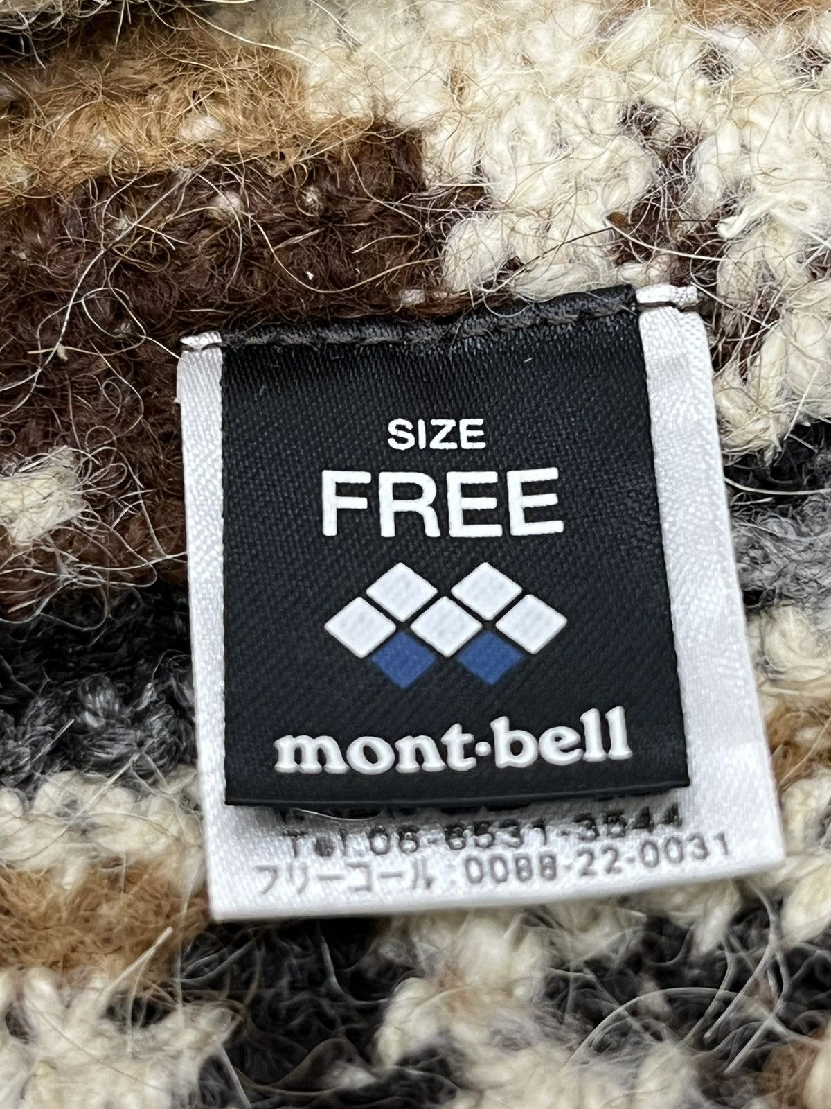 Montbell 🔥FYE🔥90’s MONTBELL Knitted Wool Animal Art Ear Flap Beanie Size ONE SIZE - 7 Thumbnail