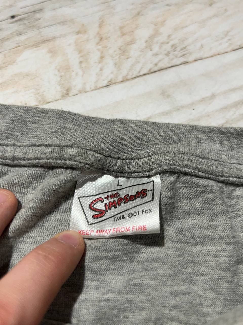 The Simpsons Vintage The Simpsons T Shirt Homer Simpson 2001 T-Shirt Size US L / EU 52-54 / 3 - 5 Thumbnail
