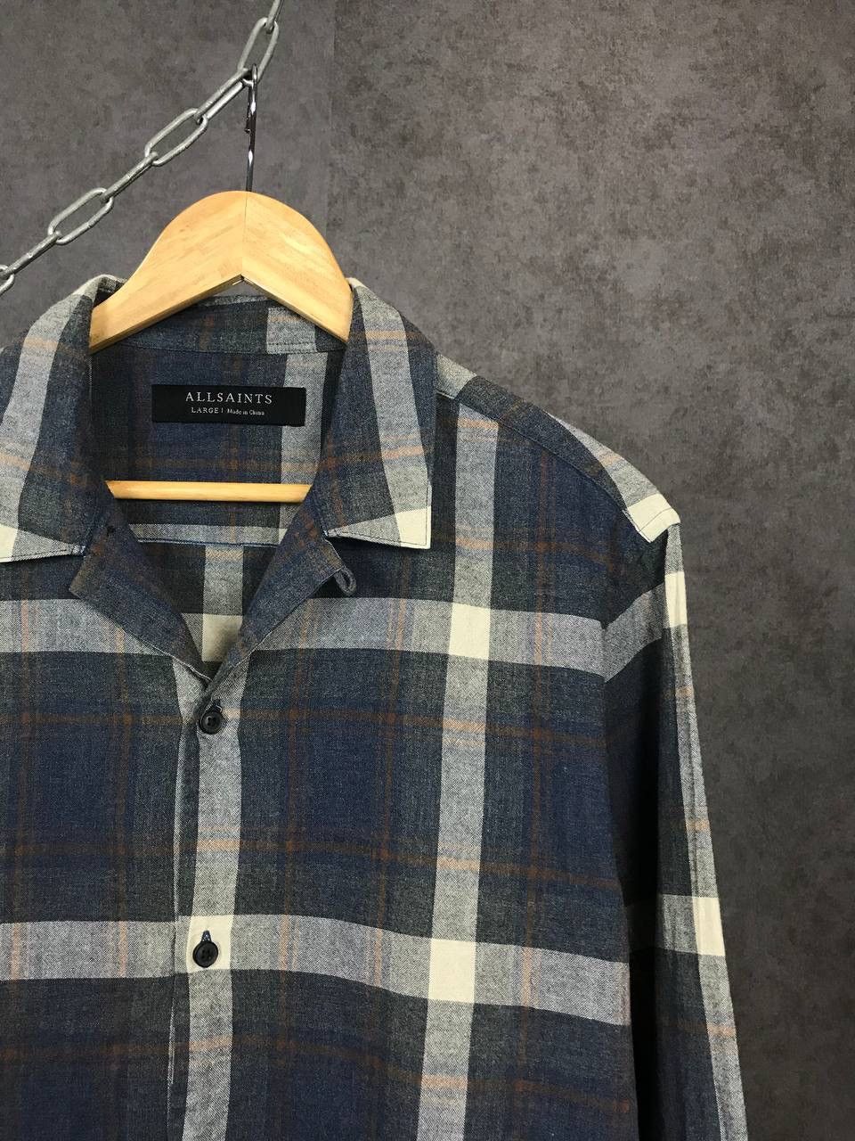 Allsaints Allsaints luxury streetwear multicolor shirt Size US L / EU 52-54 / 3 - 2 Thumbnail