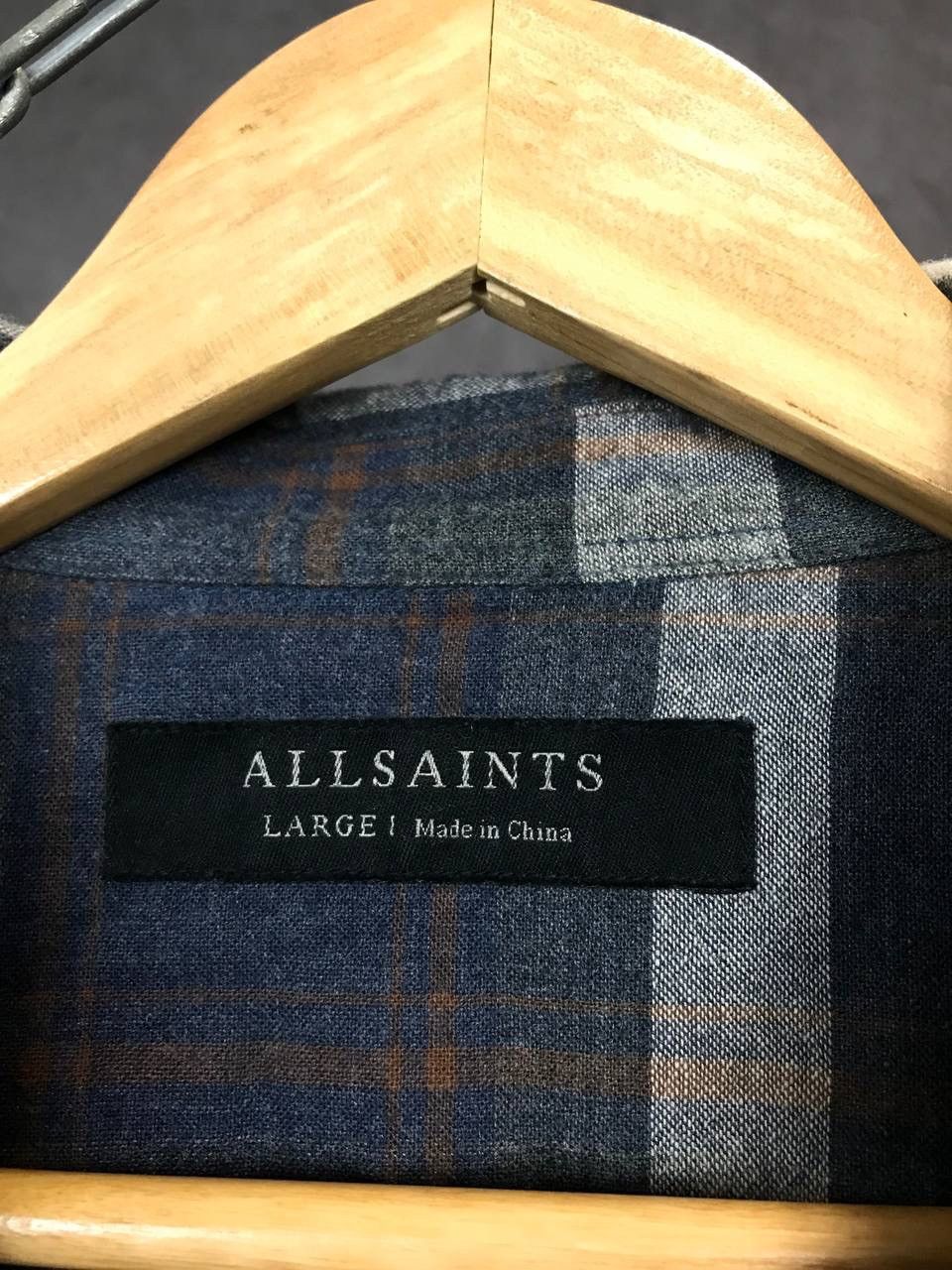 Allsaints Allsaints luxury streetwear multicolor shirt Size US L / EU 52-54 / 3 - 3 Thumbnail