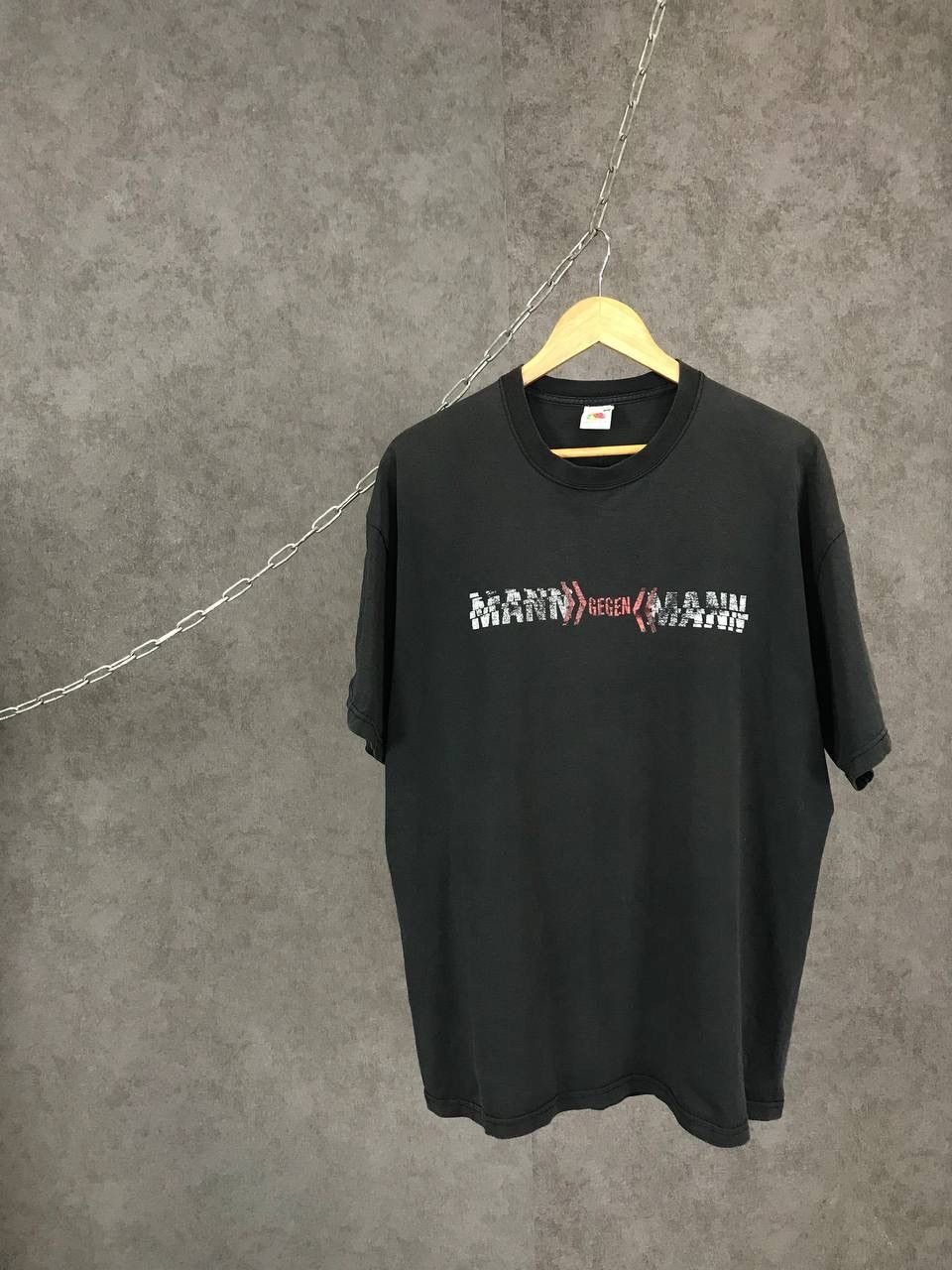 Band Tees Rammstein Mann Gegen 2005 vintage rock band tee Size US XL / EU 56 / 4 - 1 Thumbnail